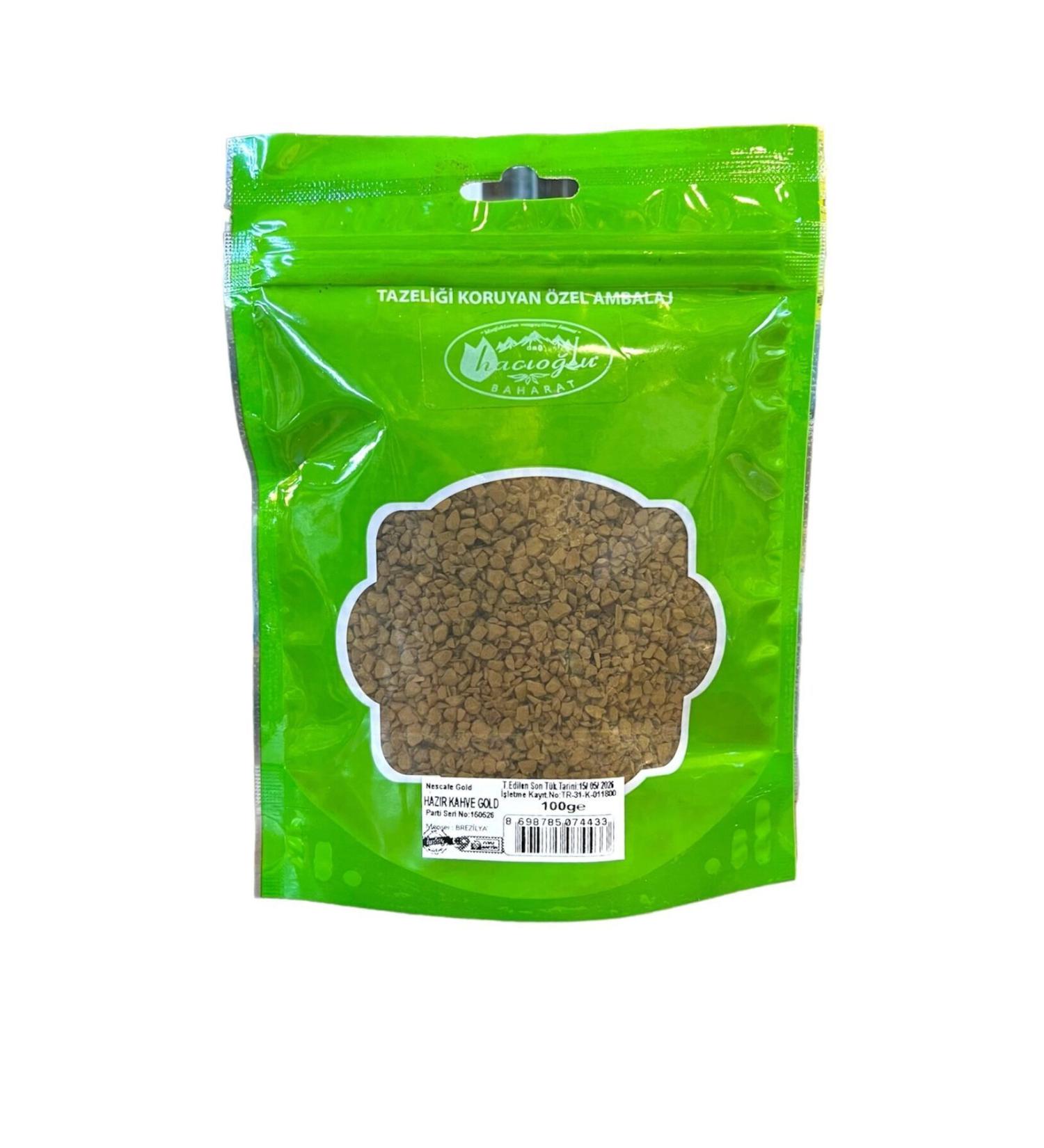 Hac o lu Spice Hatay Local Instant Coffee Nescafe Gold 100 gr