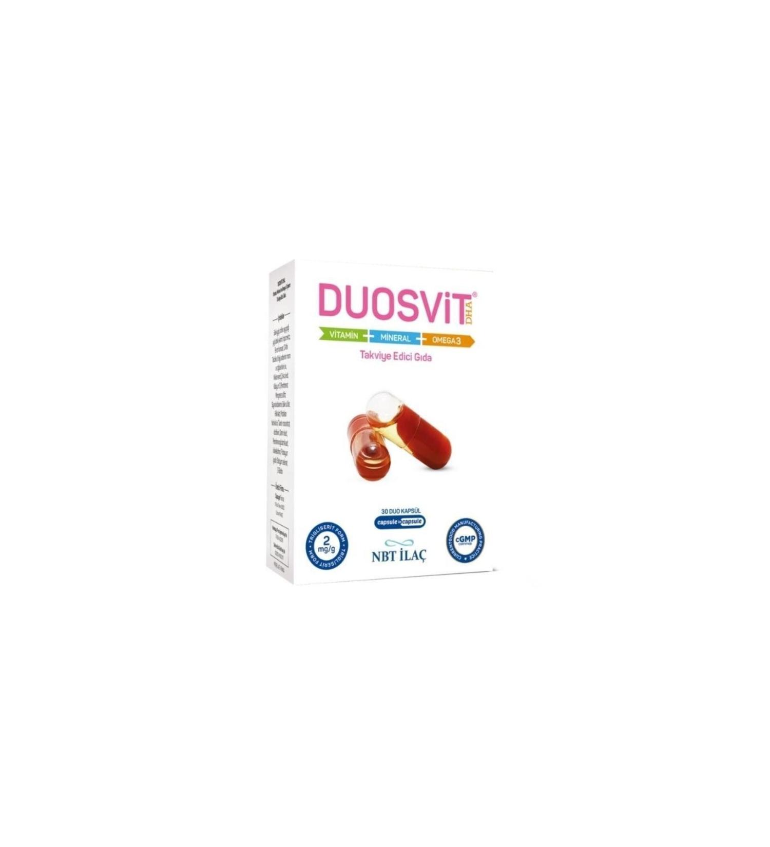 Nbt la Duosvit Dha 30 Capsule (vitamin-mineral-omega3)