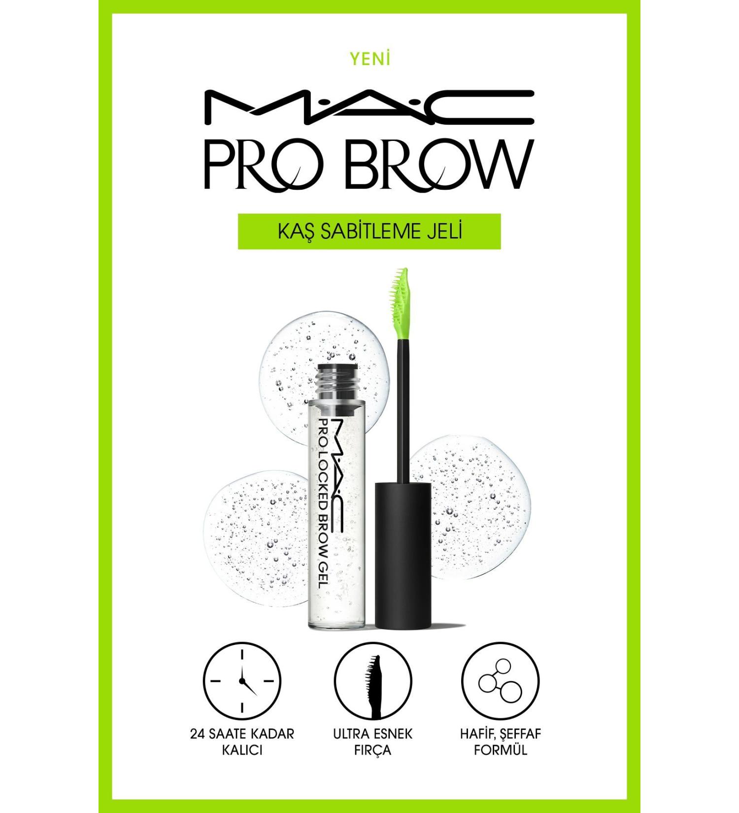 Mac M A C PRO LOCKED BROW GEL - CLEAR-WN - EYEBROW SHAPER PSSN3048 - Buy Online on GoSupps.com
