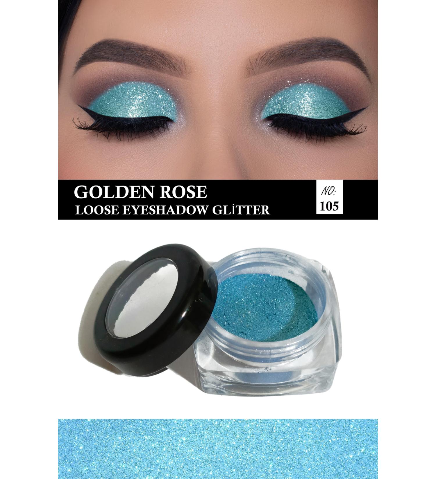 Golden Rose Loose Eyeshadow Glitter Eye Glitter - Eyeshadow