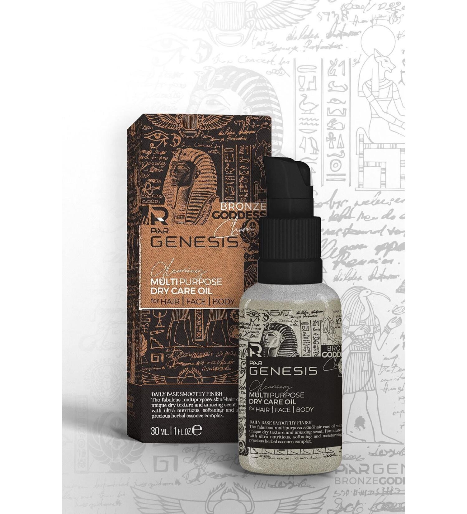 Piar Genesis Bronze Goddes Daily Use Shiny Base & Dry Care Oil 30 ml - Buy Online on GoSupps.com