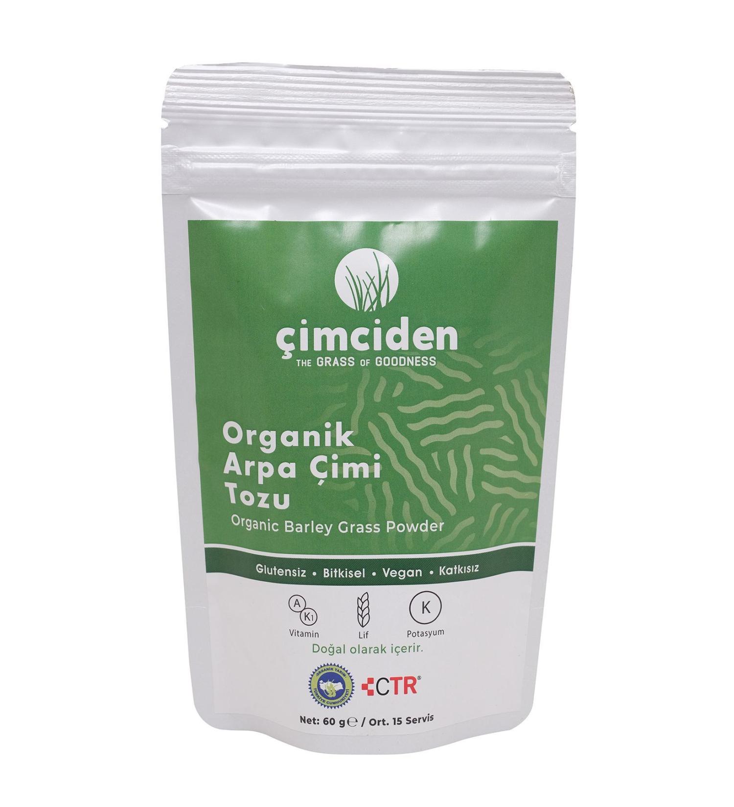  imciden Organic Barley Grass Powder 60 Gr - 15 Servings - Buy Online on GoSupps.com