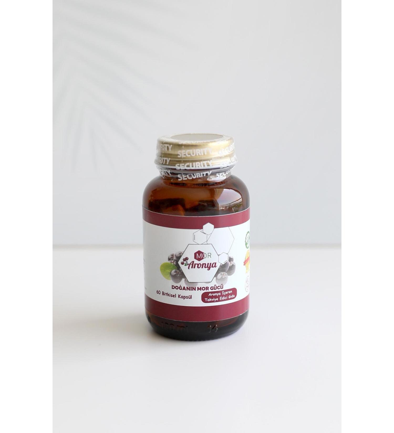 Purple Aronia Herbal Capsules 60 Pieces - Buy Online on GoSupps.com