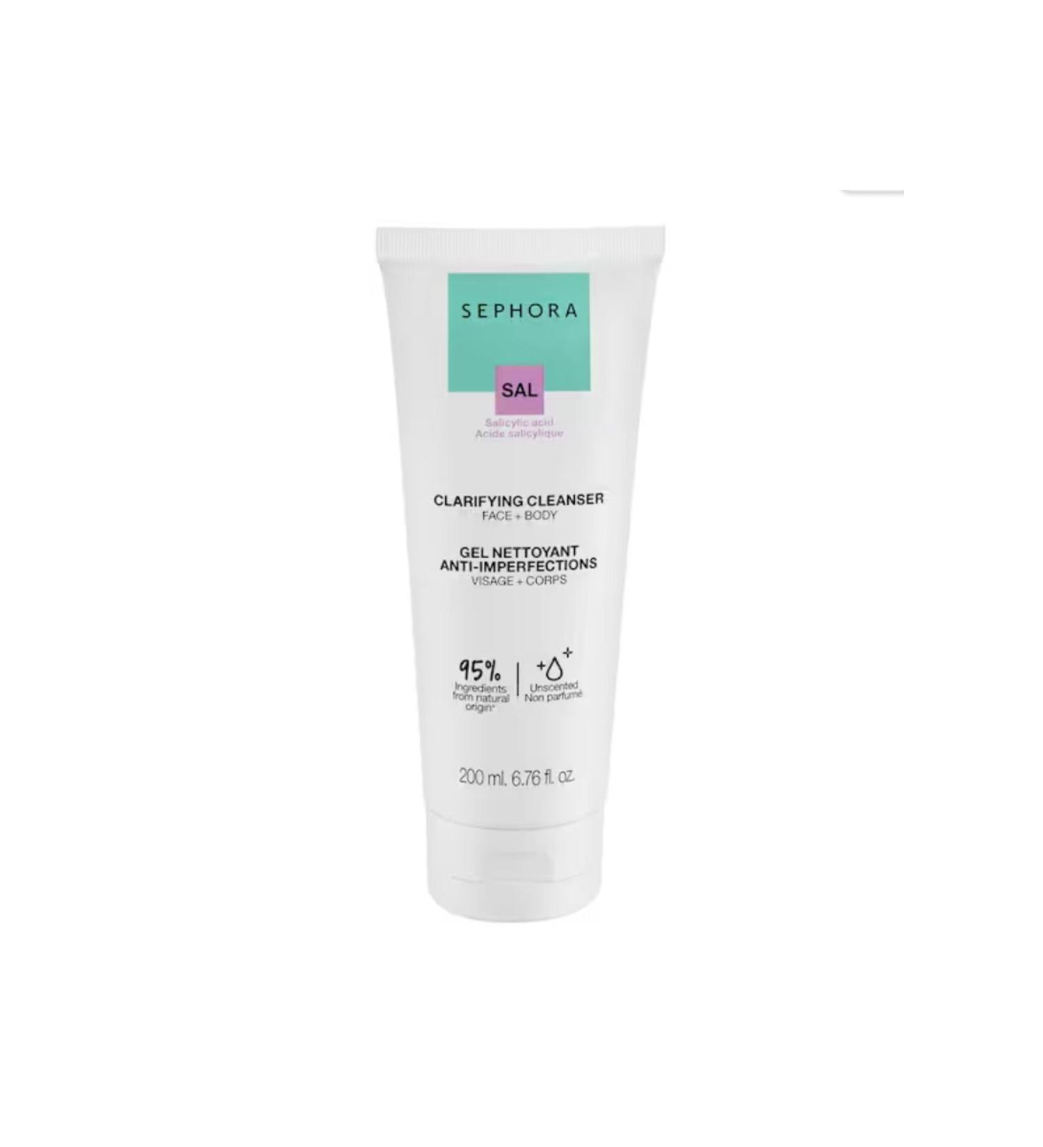 Sephora Clarifying Face & Body Cleanser - Face & Body Cleanser 200 ml - Buy Online on GoSupps.com