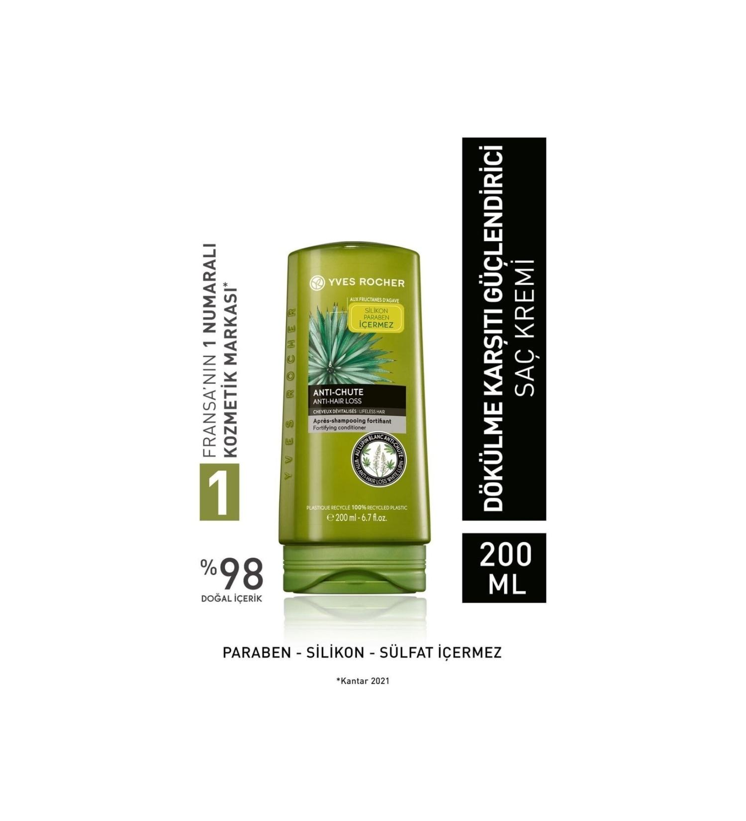 Yves Rocher Hair Growth Supporting and Hair Loss Preventing Conditioner - 200 Ml - Buy Online on GoSupps.com