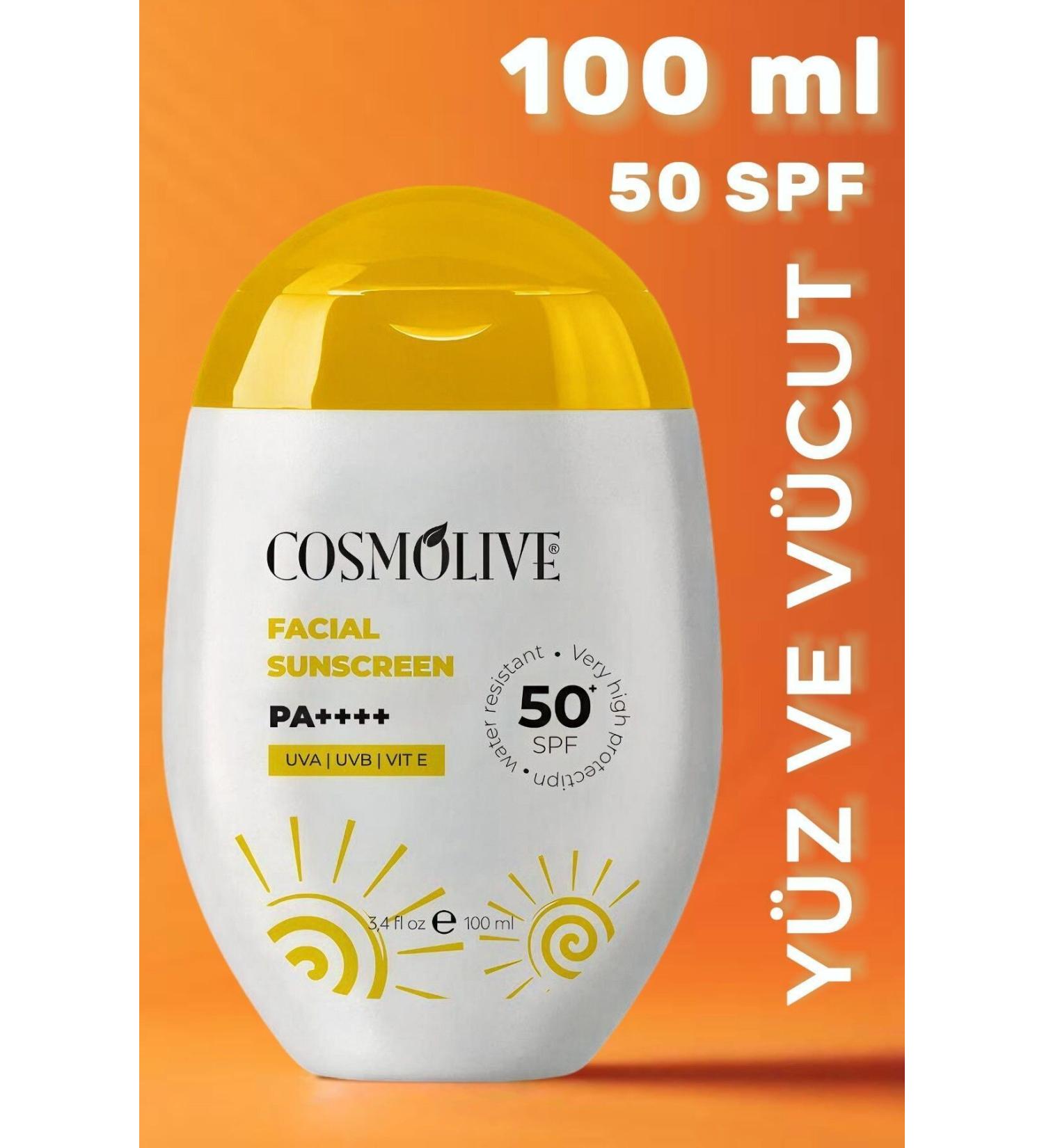 Cosmolive 0 Natural Mineral New Generation Face Sun Cream Oily Sensitive Combination and Dry Skin spf 50 Water Based - Buy Online on GoSupps.com