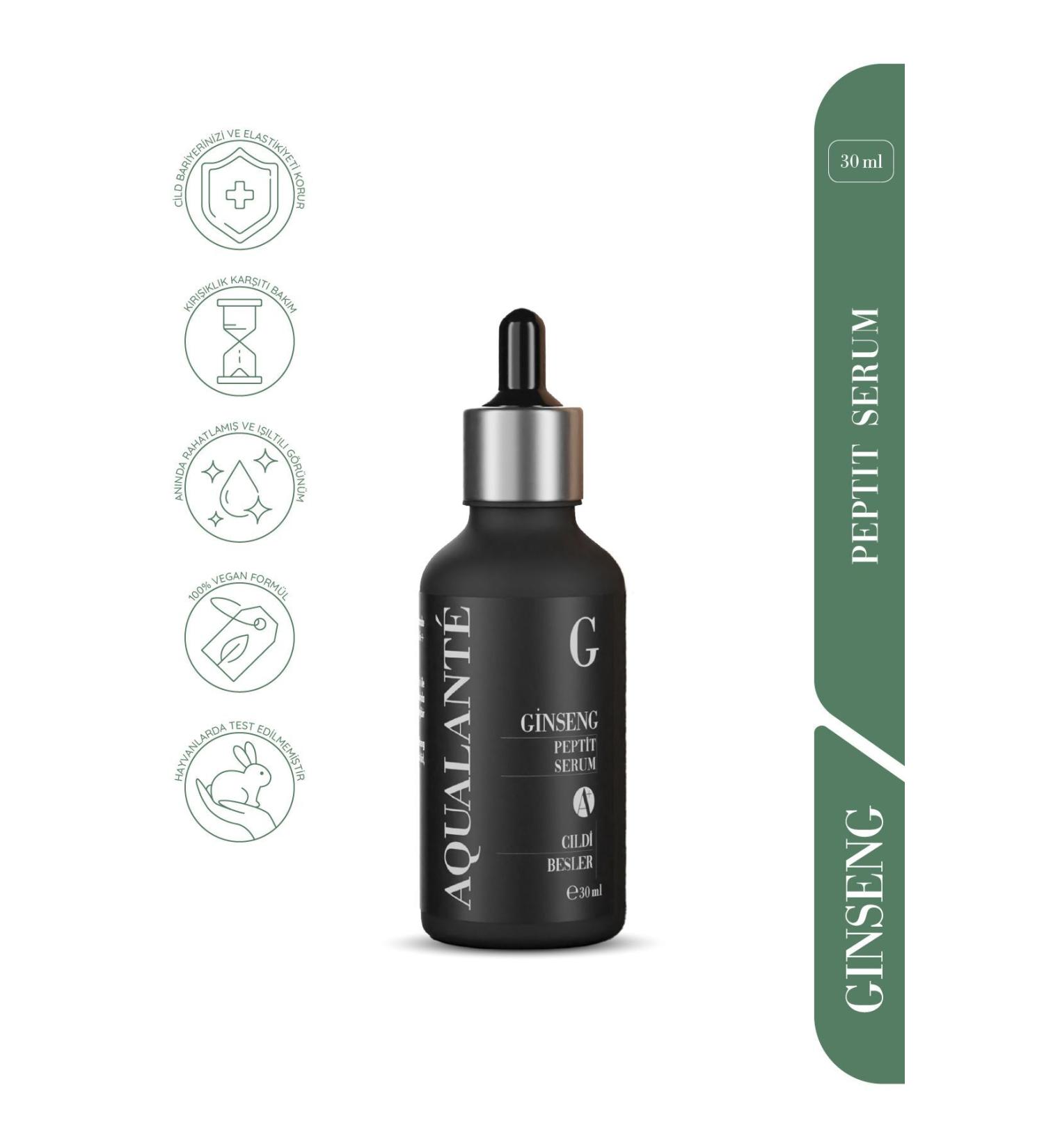 AQUALANTE Aqualant Ginseng And Peptide 30ml Anti-aging Intense Anti-Aging Care Serum - Buy Online on GoSupps.com