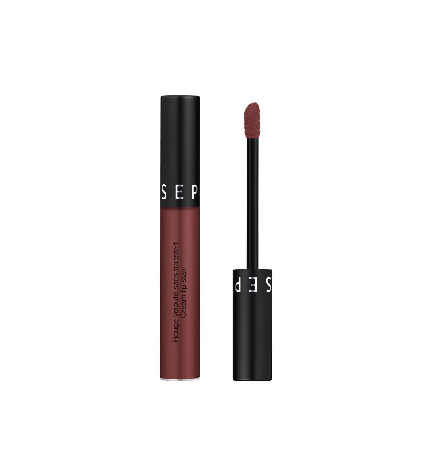 SEPHORA COLLECTION Cream Lip Stain Matte - Satin Finish Matte Lipstick 24 Burnt Sienna (5 ml)