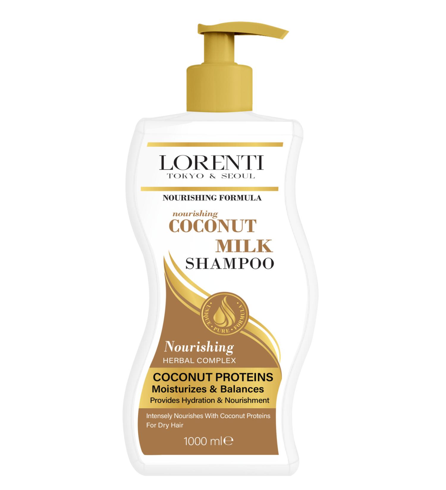 LORENTI Coconut Milk Nourishing Shampoo with Coconut 1000 ml
