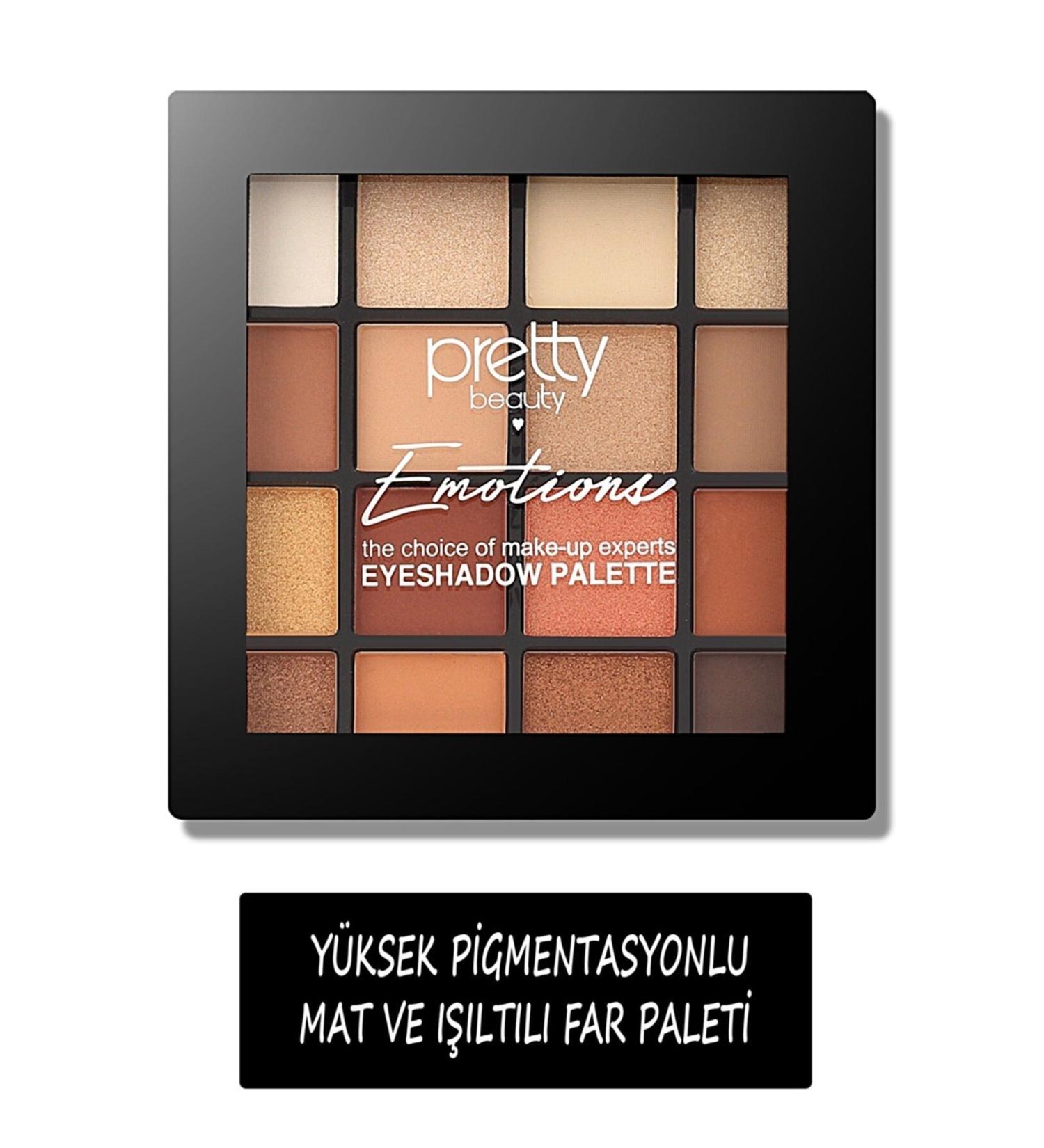 BIYUTREND Warm toned 16 eyeshadow palette - Buy Online on GoSupps.com