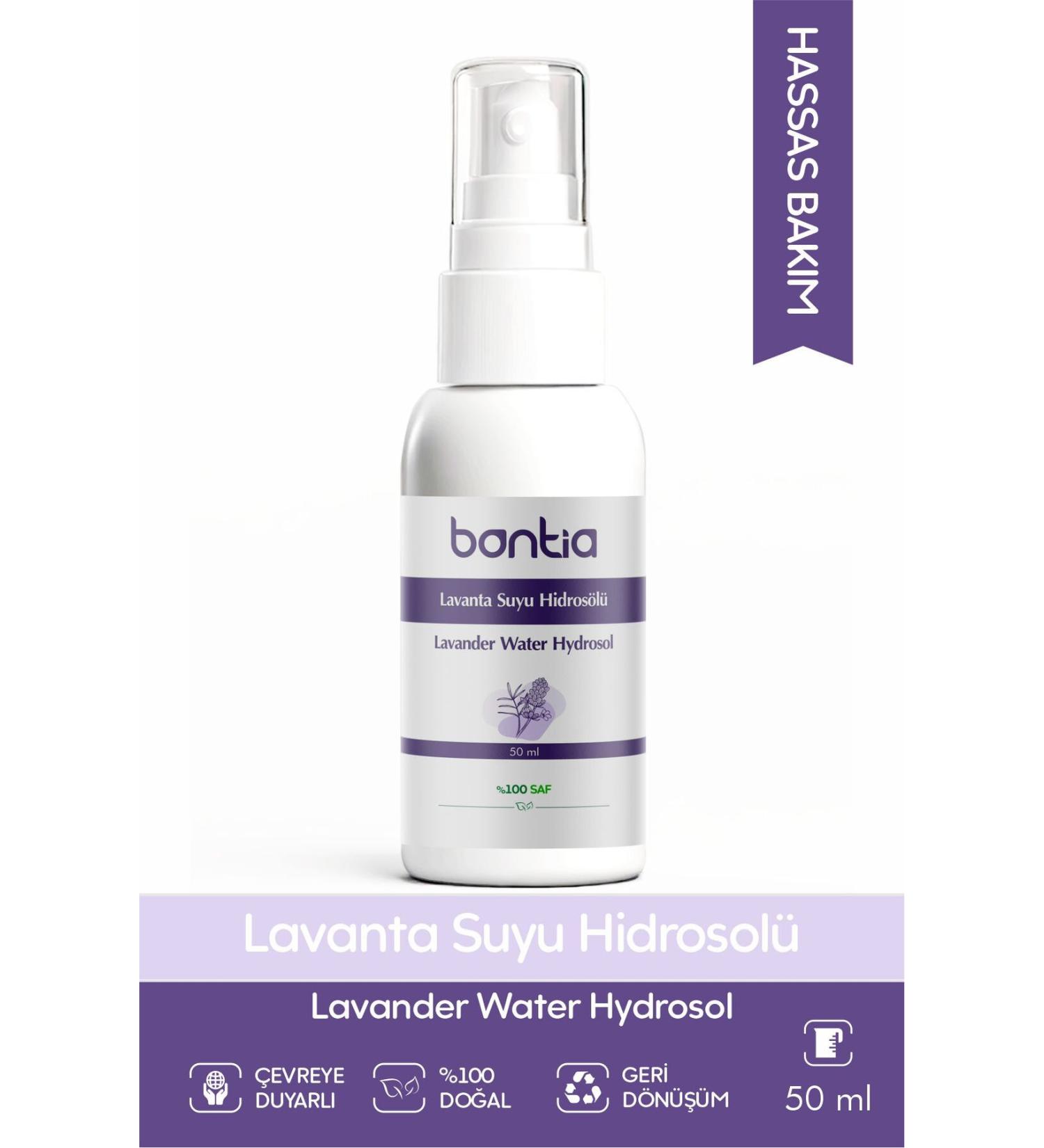 Bontia Lavender Water Hydrosol Moisturizer Pure Natural Distillation - Buy Online on GoSupps.com