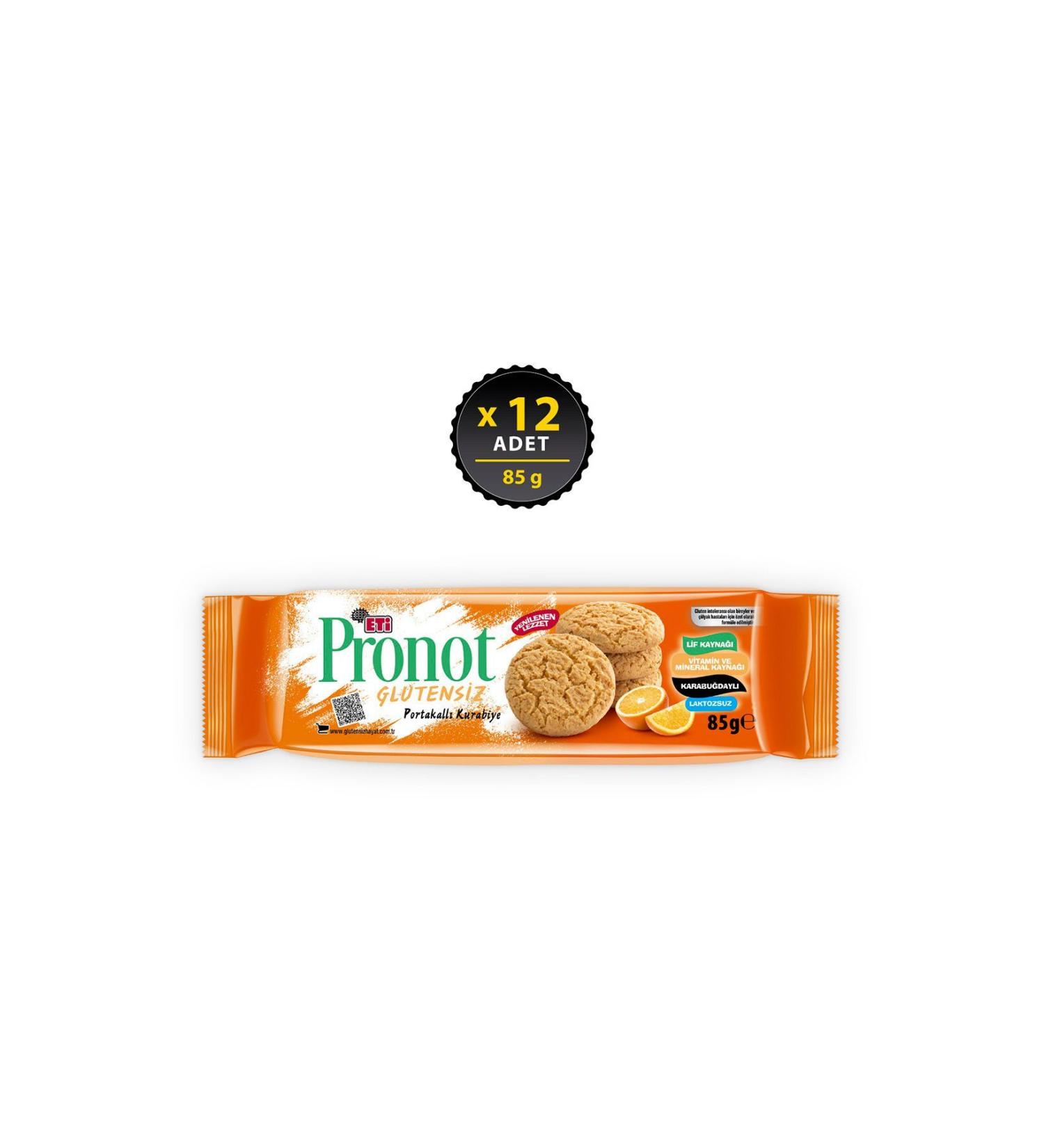 Eti Pronot Gluten Free Cookies 85 G X 12 Pieces - Buy Online on GoSupps.com