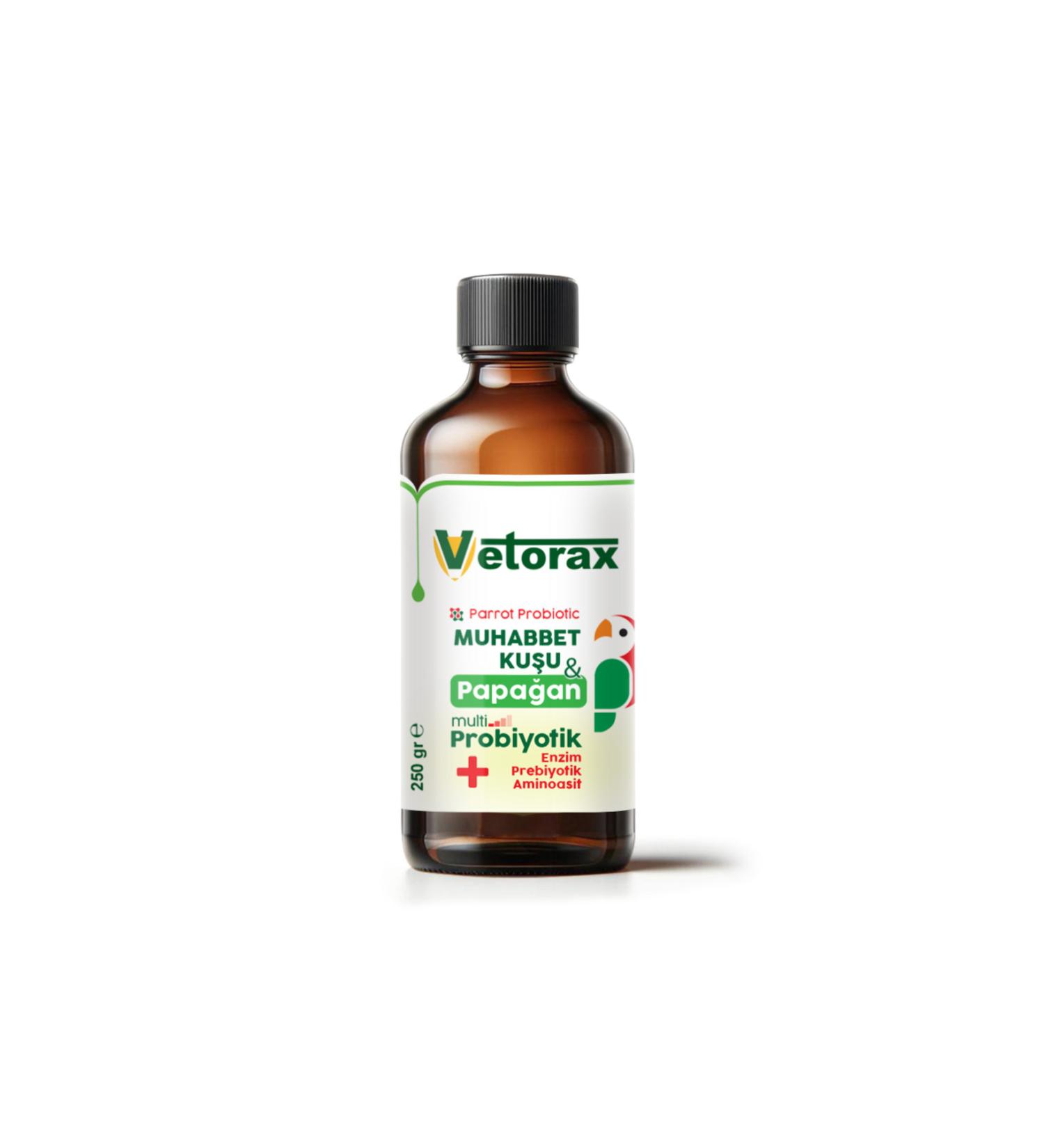 Vetorax Probiotic for Budgies & Parrots 250gr.