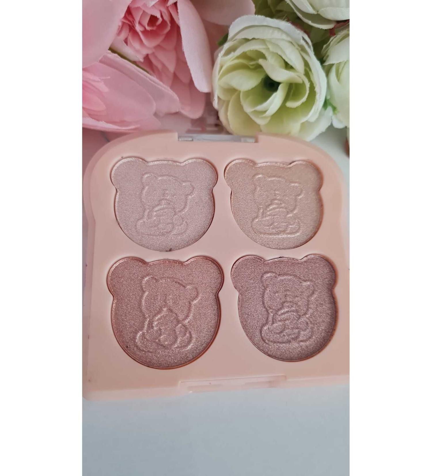 MareShe Teddy Bear Palette Shimmering Eyeshadow 4 Pieces No:03