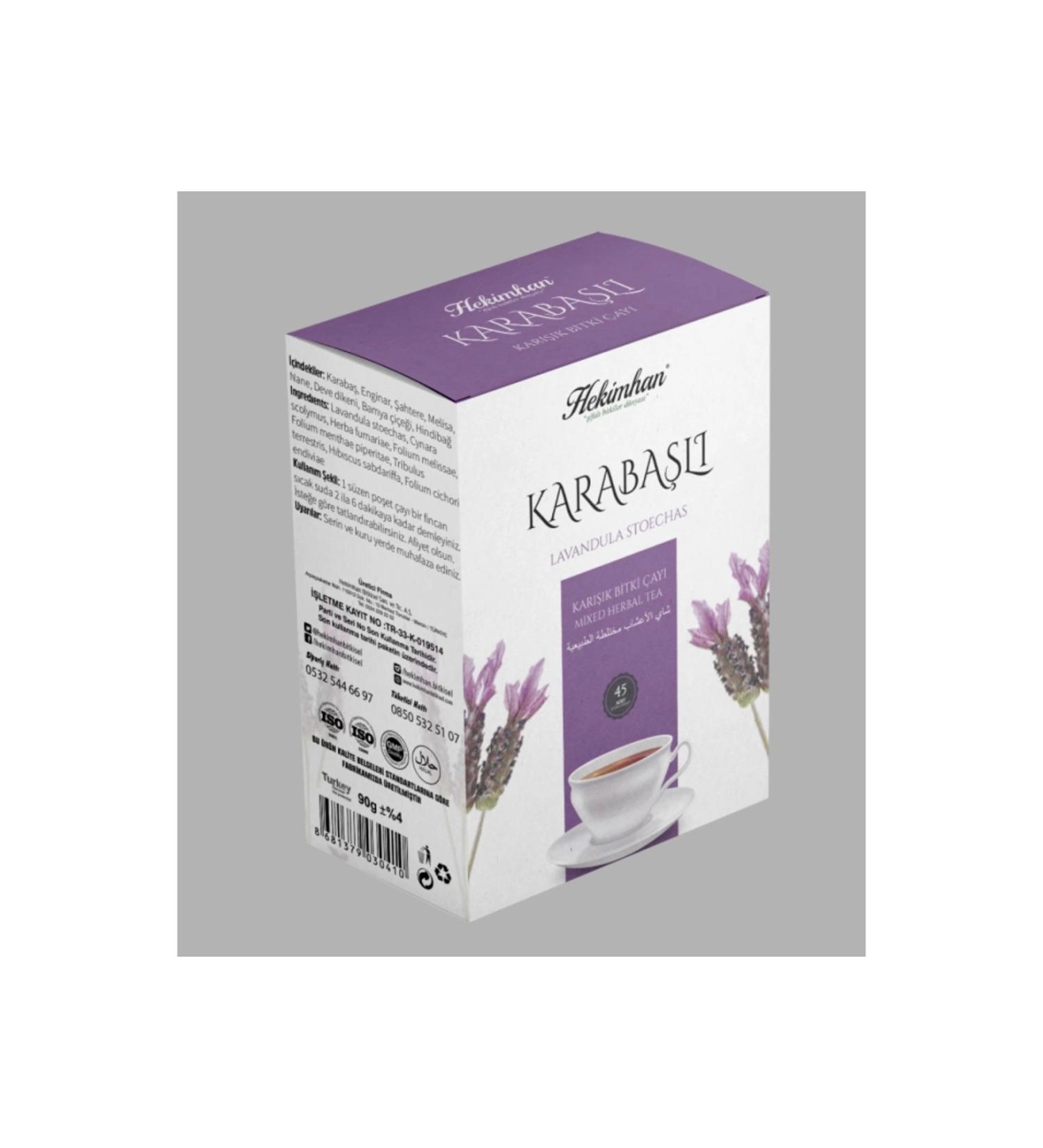 Hekimhan KARABA MIXED TEA (45 Filtering Bags)