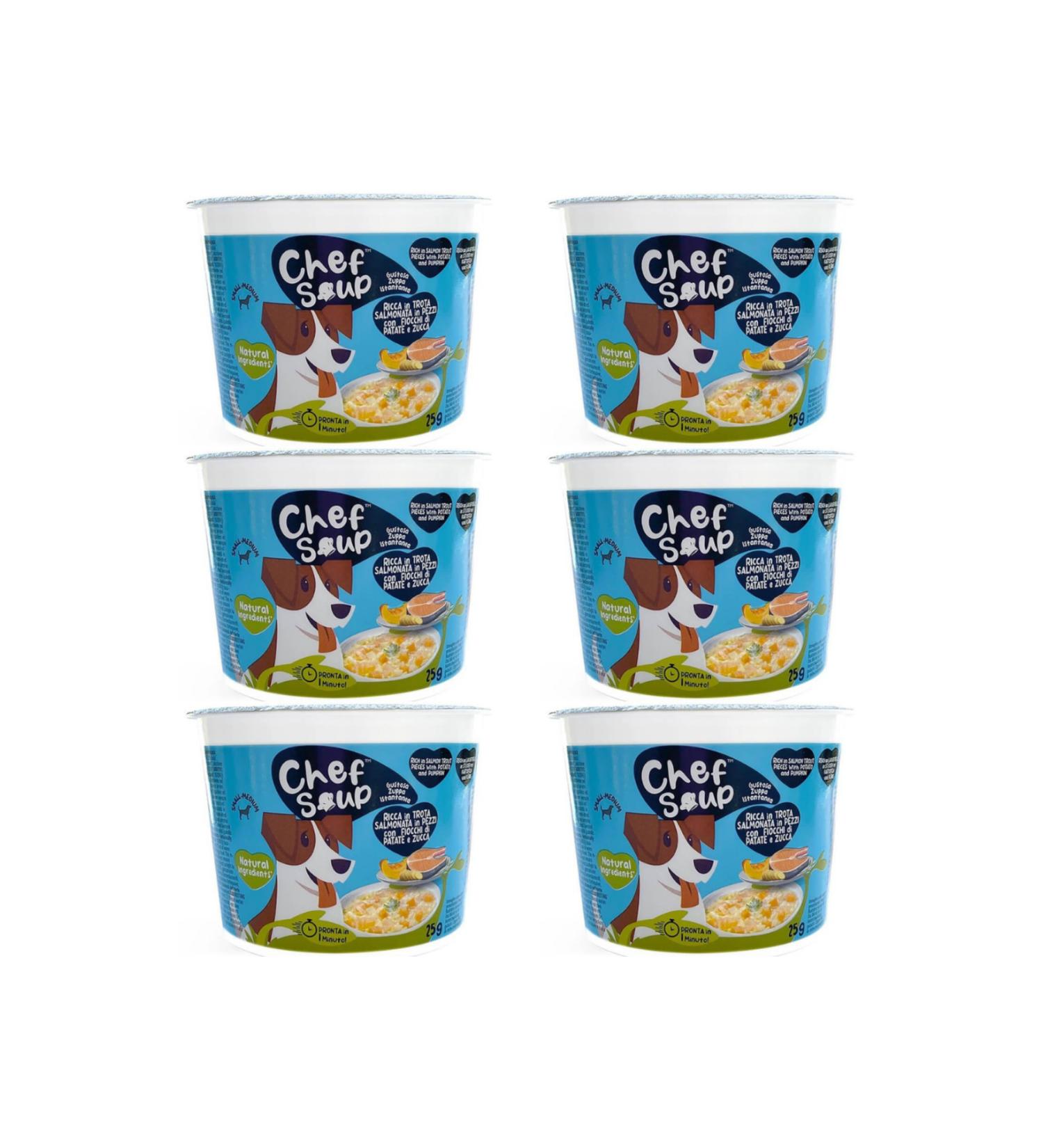 Chef Soup Salmon Potato and Pumpkin Ready Soup 25 Gr - 6 Pieces