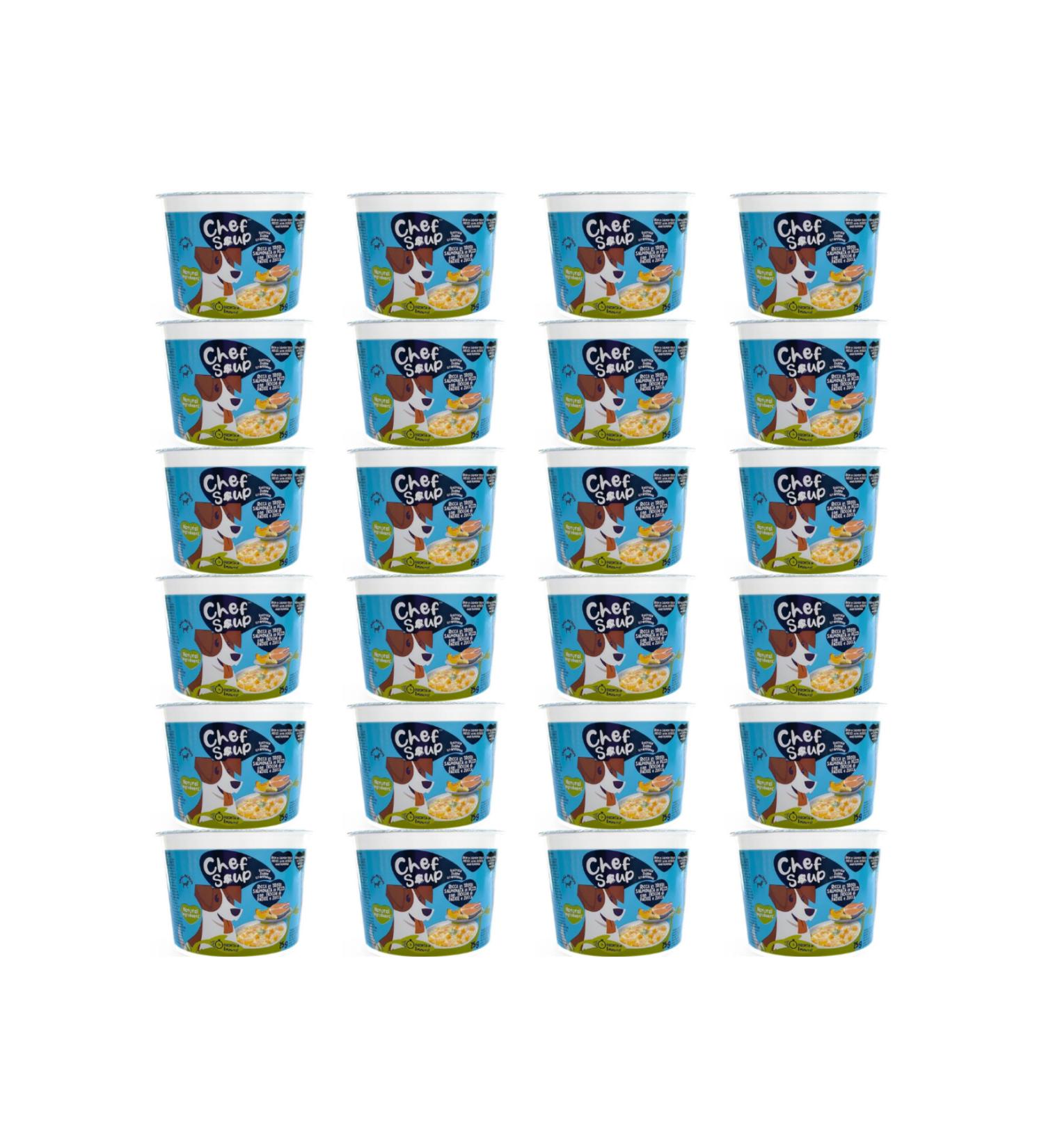 Chef Soup Salmon Potato and Pumpkin Ready Soup 25 Gr - 24 Pieces