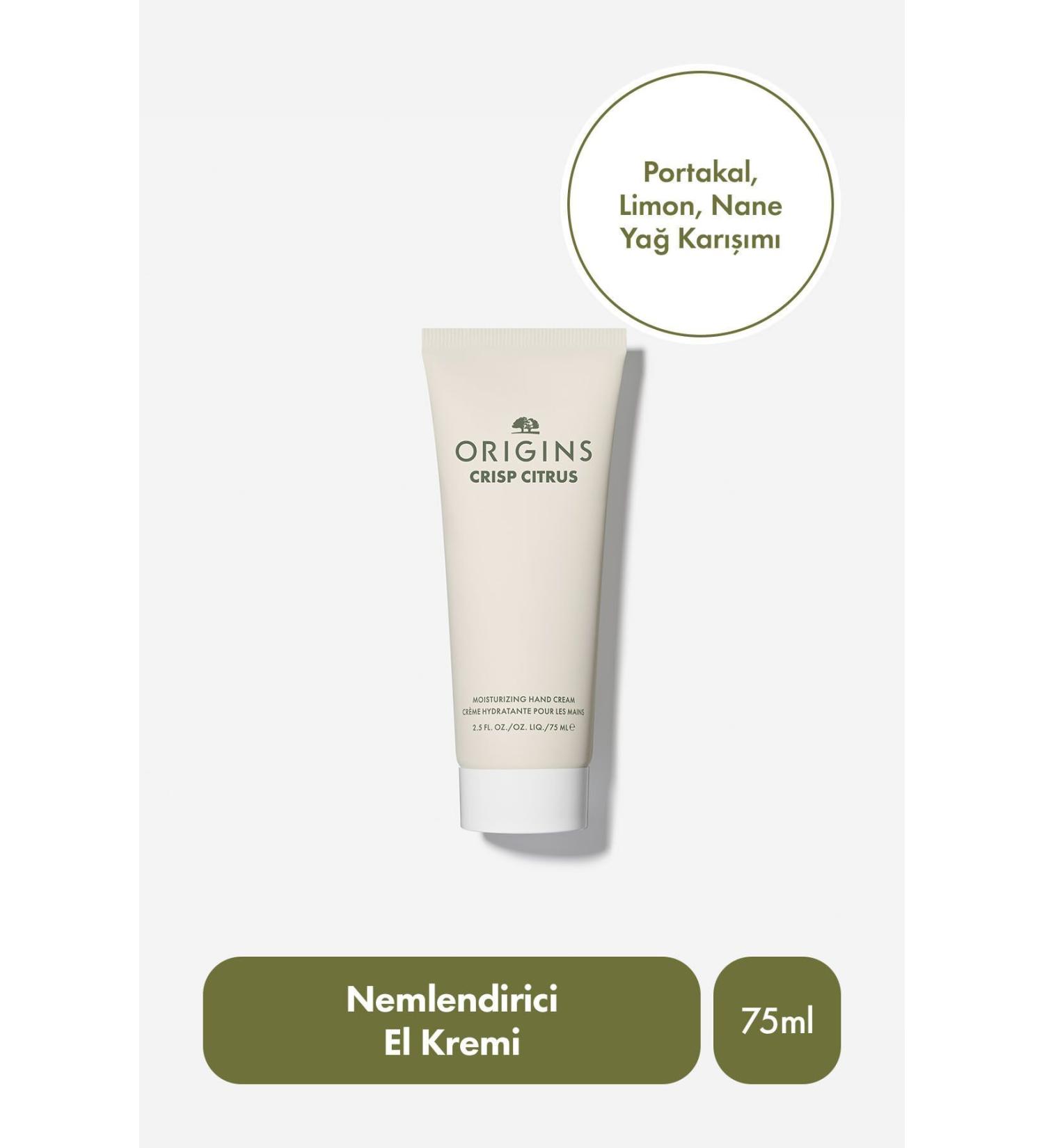 Origins Crisp Citrus Moisturizing Hand Cream with Orange & Lemon 75 ml