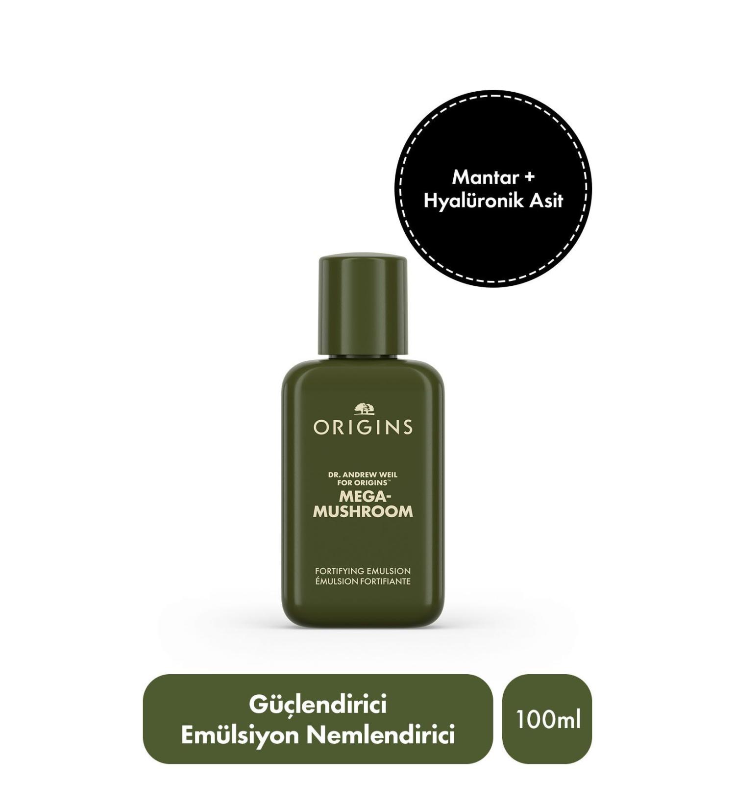 OriginsDr. Andrew Weil for Origins Mega-Mushroom Relief & Resilience Emulsion 100ml - Buy Online on GoSupps.com