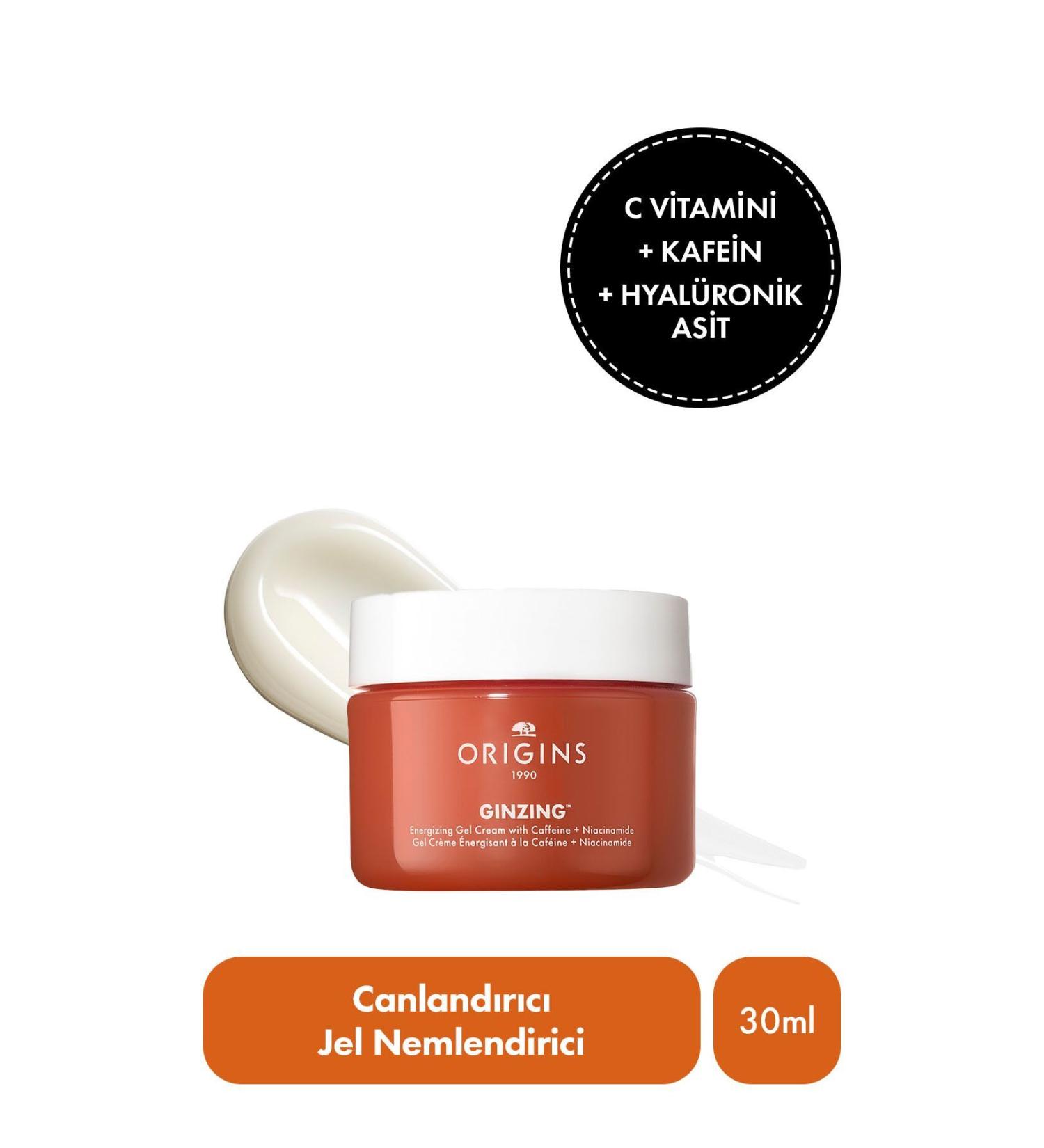 Origins Ginzing Revitalizing Gel Moisturizer with Vitamin C & Niacinamide 30ml - Buy Online on GoSupps.com