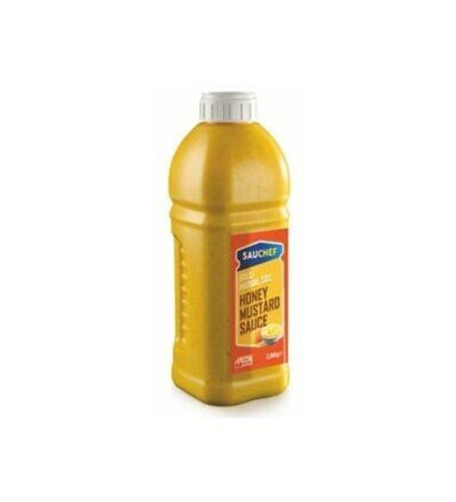SAUCHEF Honey Mustard Sauce 2000 gr X 6 Pieces - 1 Box