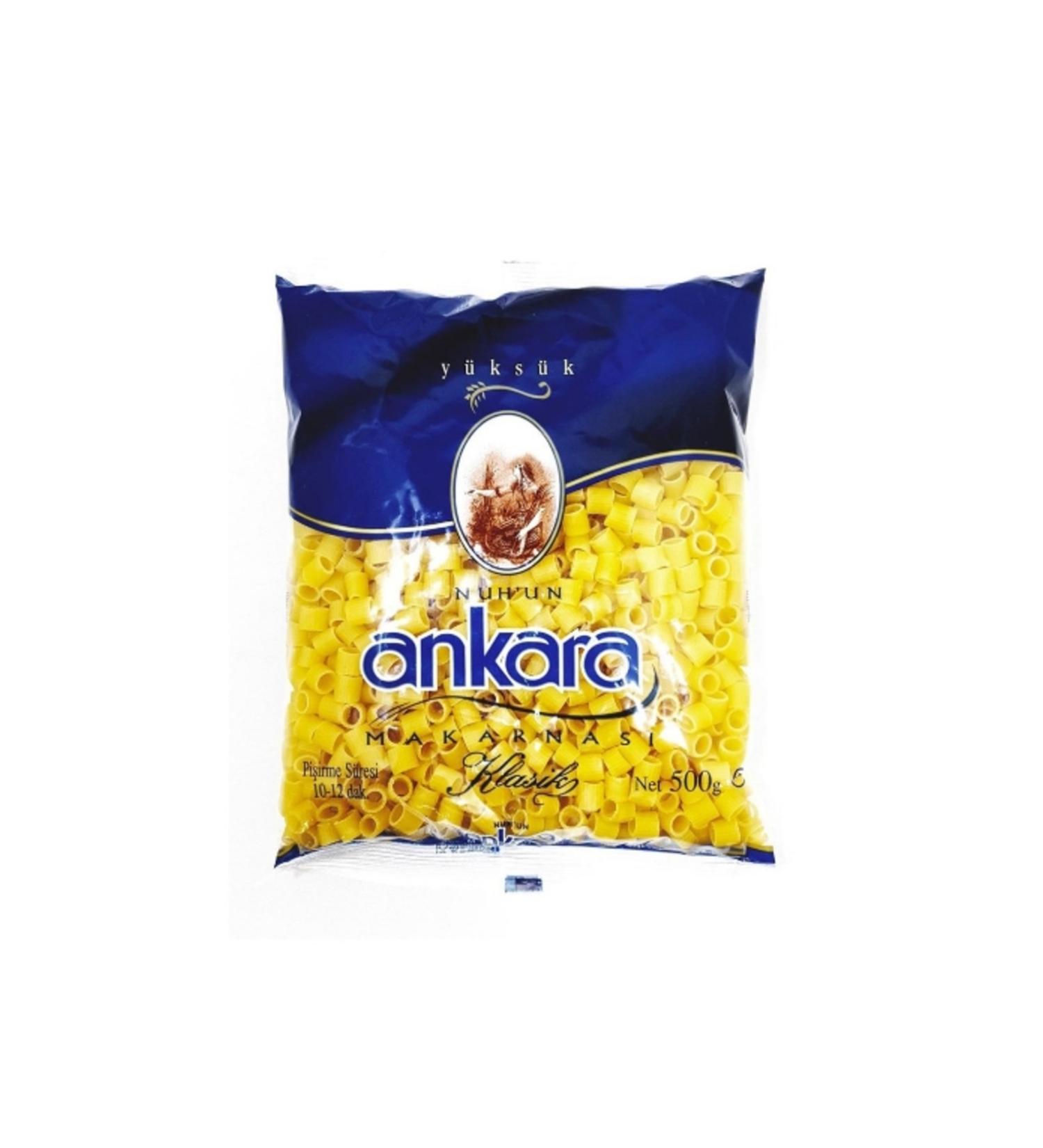 Ankara Pasta Ankara Thimble Pasta 500 Gr. (12 PIECE)