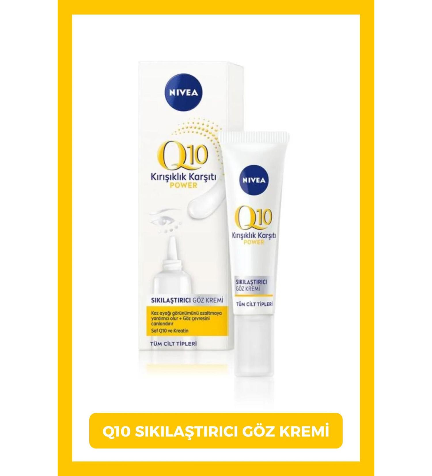 NIVEA Q10 ANTI-WRINKLE GLOW EYE CARE CREAM 15 ML PSSN3113