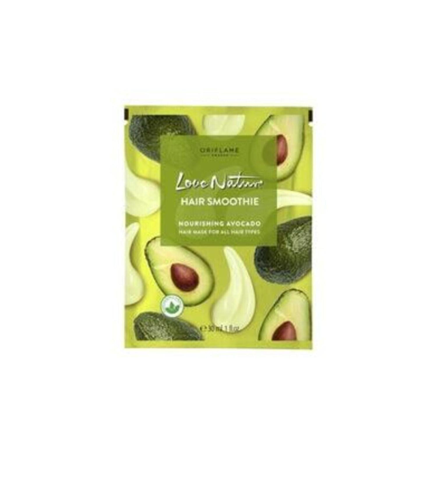 Oriflame Love Nature Smoothie Avocado Essence Nourishing Hair Mask - All Hair 30ml