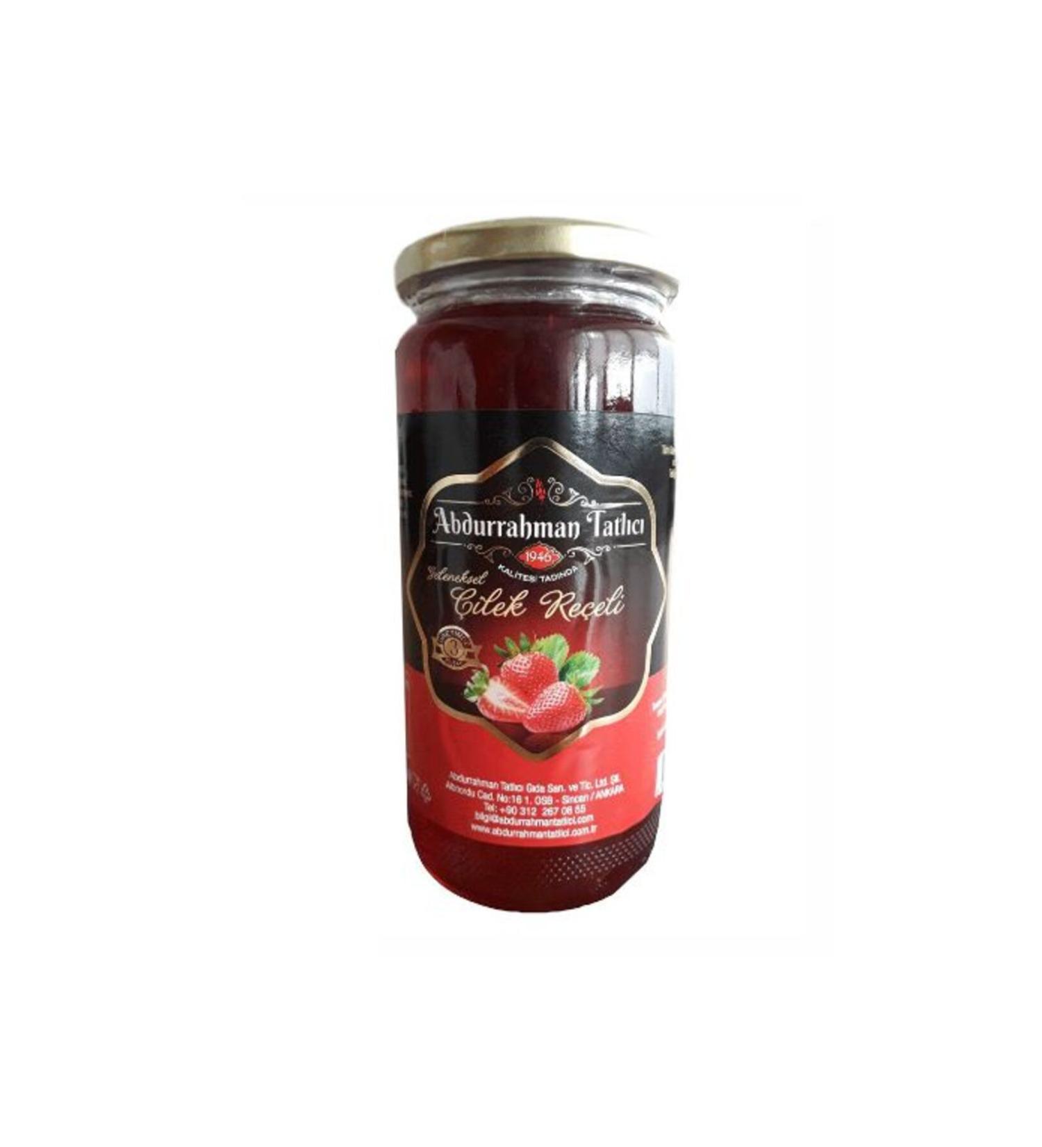 Abdurrahman Tatl c Strawberry Jam 620 Gr. (2 PACK)