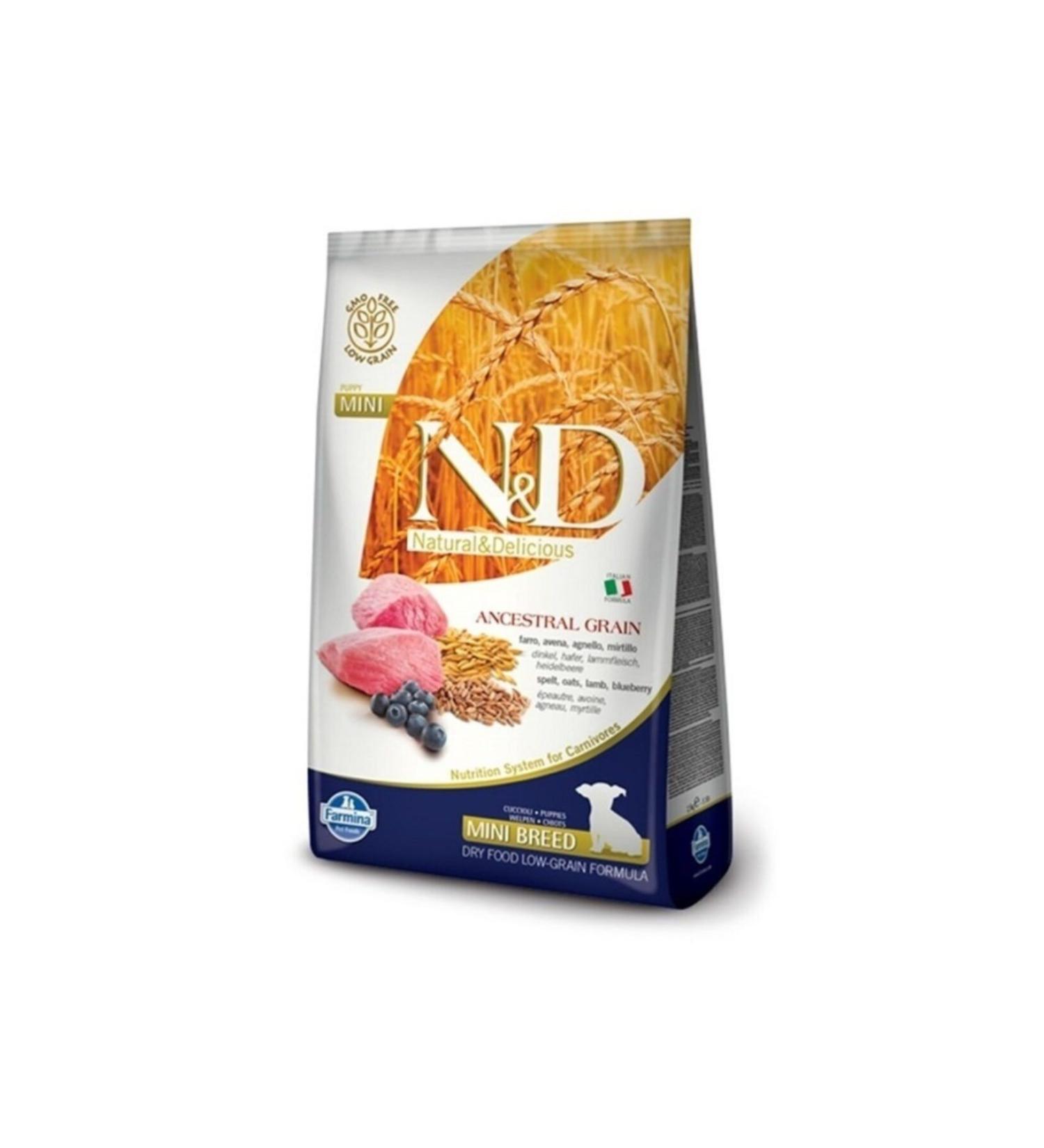 N & D Nd Low Lamb Blueberry Puppy Food 7 Kg