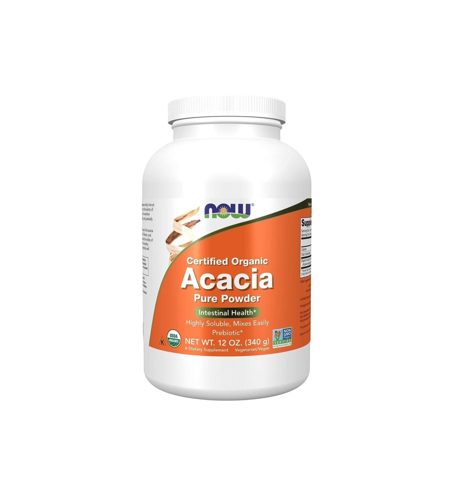 Now Acacia Pure Powder 340 Gr