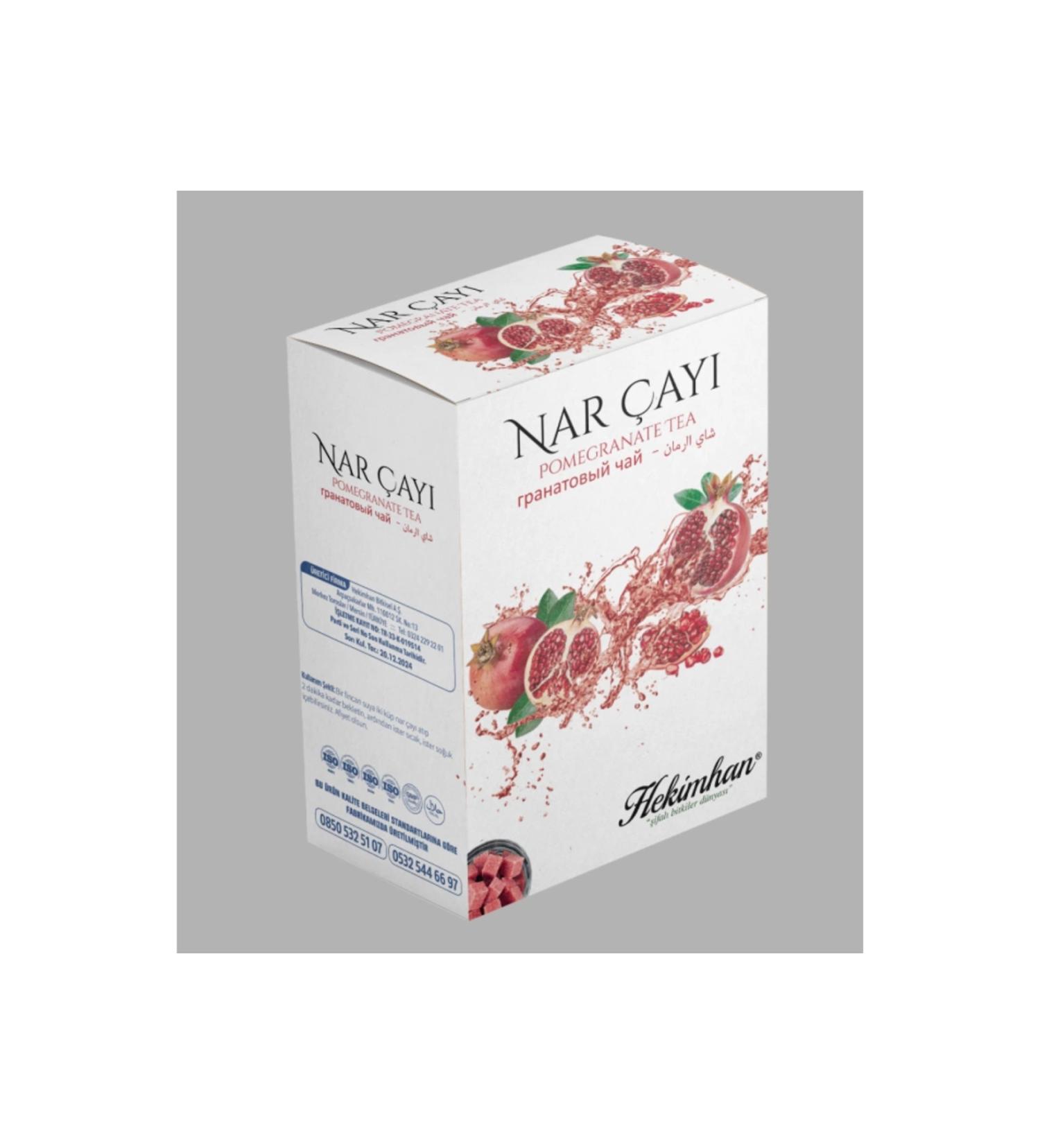 Hekimhan POMEGRANATE CUBE TEA 170 GR