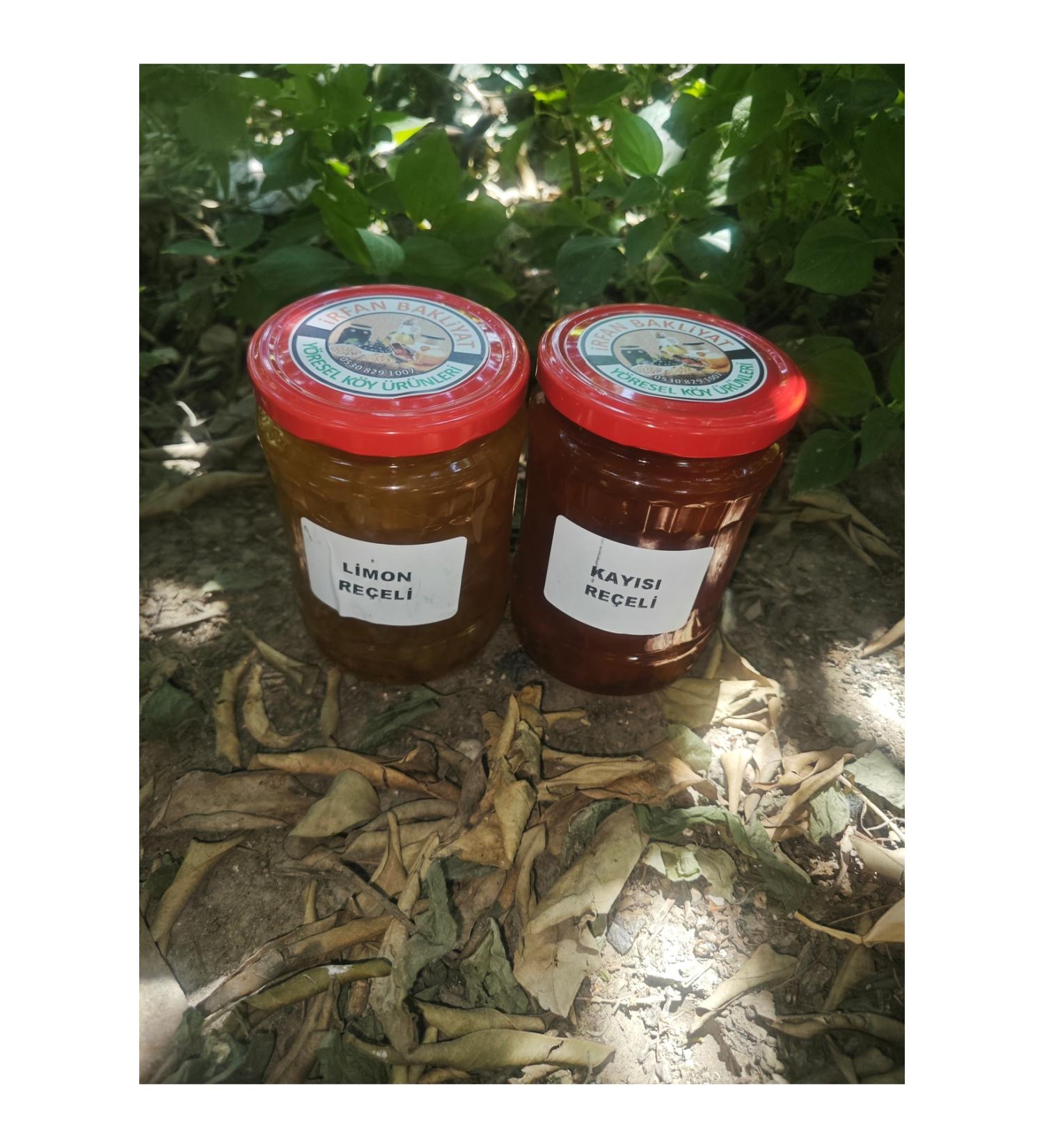 irfan bakliyat Apricot Jam 800 gr Lemon Jam 800 gr 1600 gr