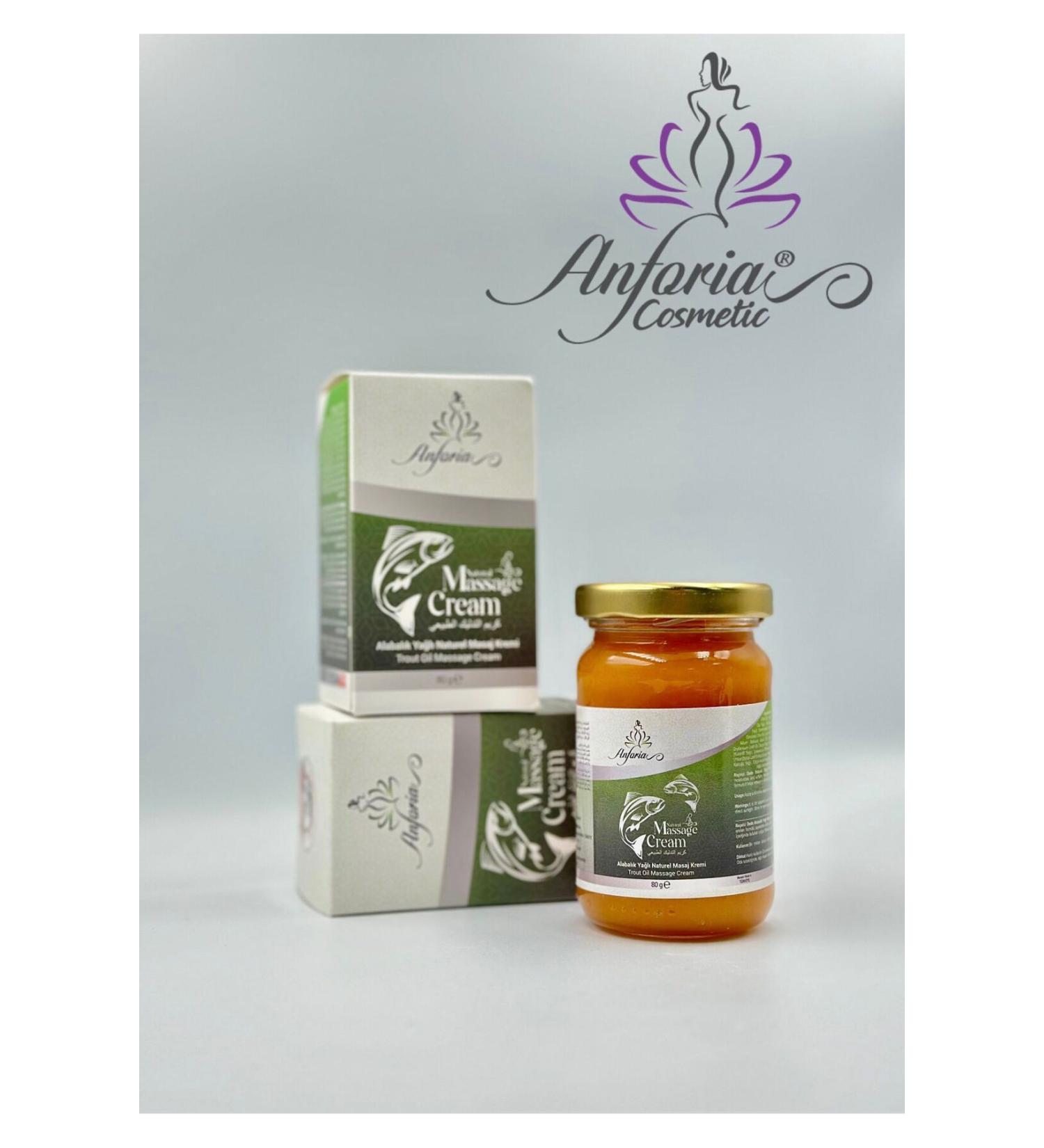 ANFORIA COSMETIC ANFORIA TROUT OIL NATURAL MASSAGE CREAM