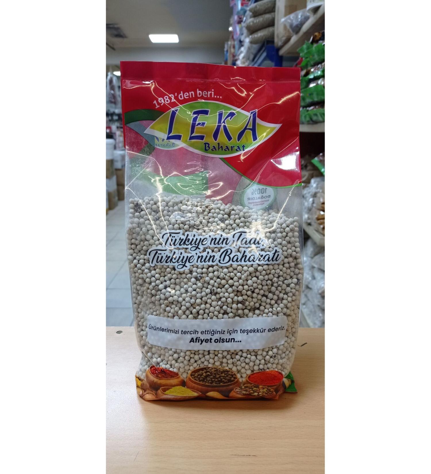 leka spice White Pepper - White Pepper Grain 1000 g -1 kg