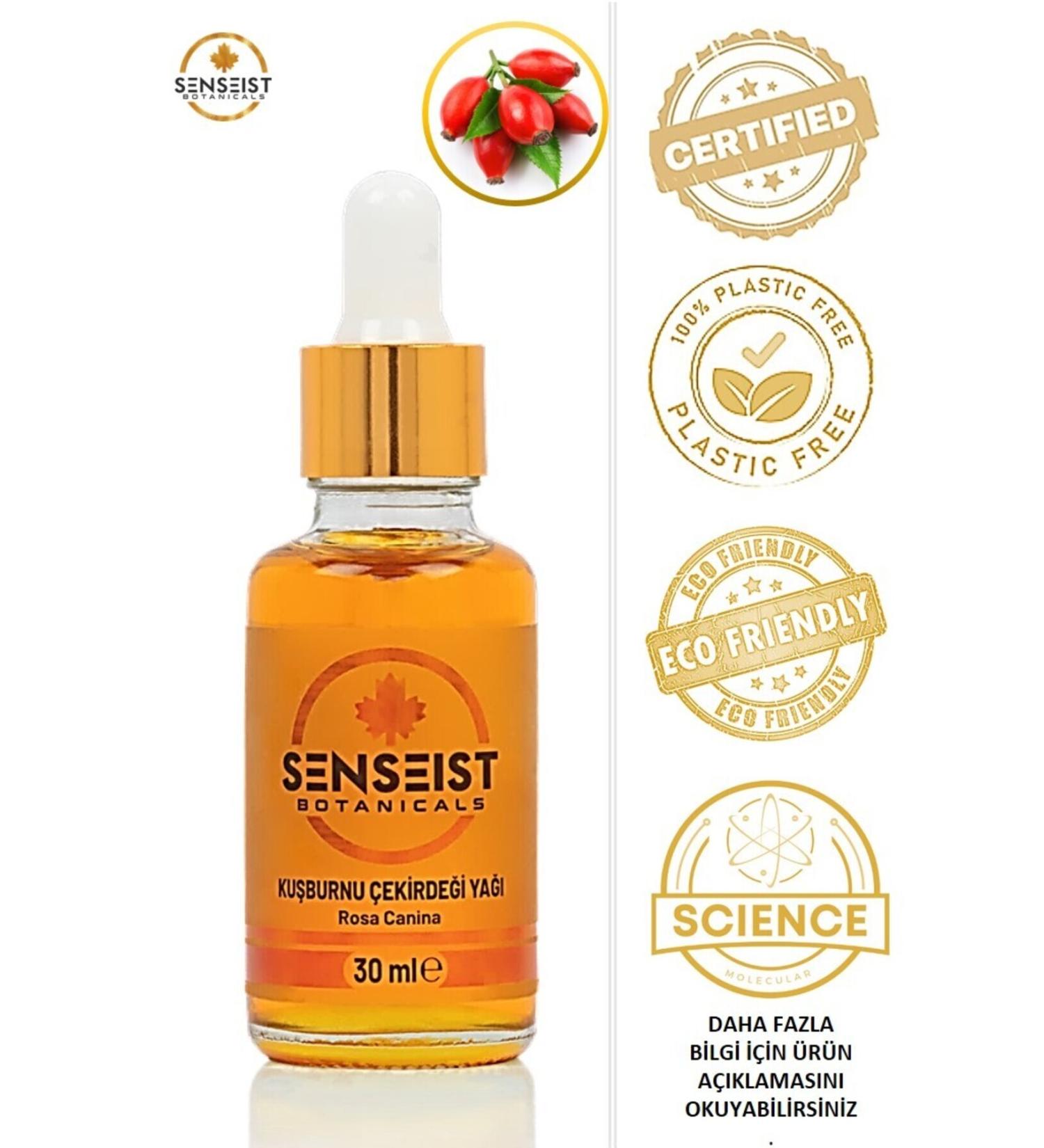 Senseist Botanicals Rosehip Seed Oil 30 ml 0 Pure And Natural Certified Cold Pressed