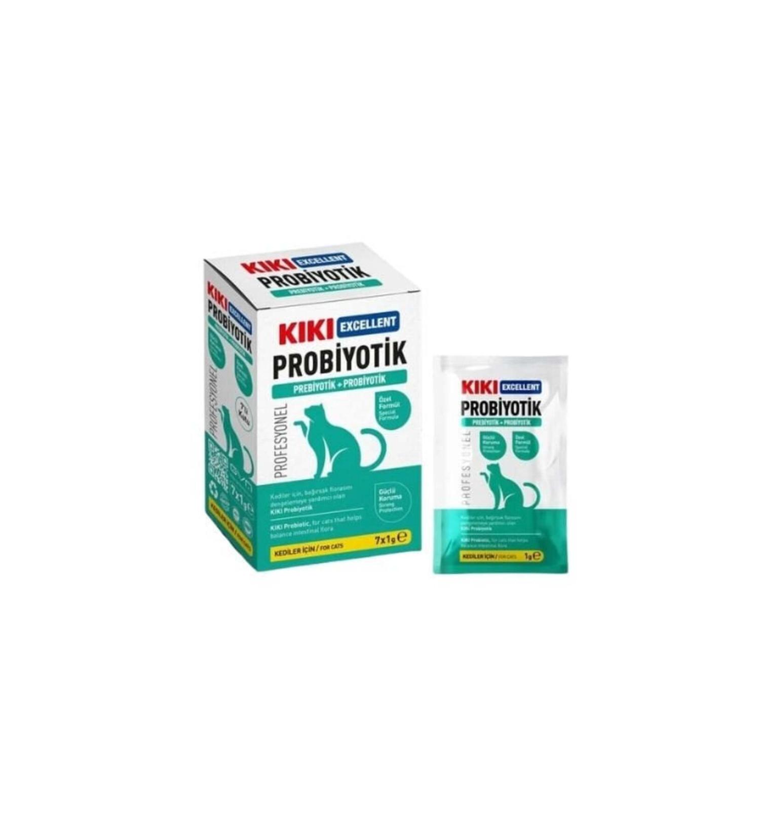 Kiki Excellent Powder Probiotic and Prebiotic for Cats Sachet 1 Gr 7 Pieces