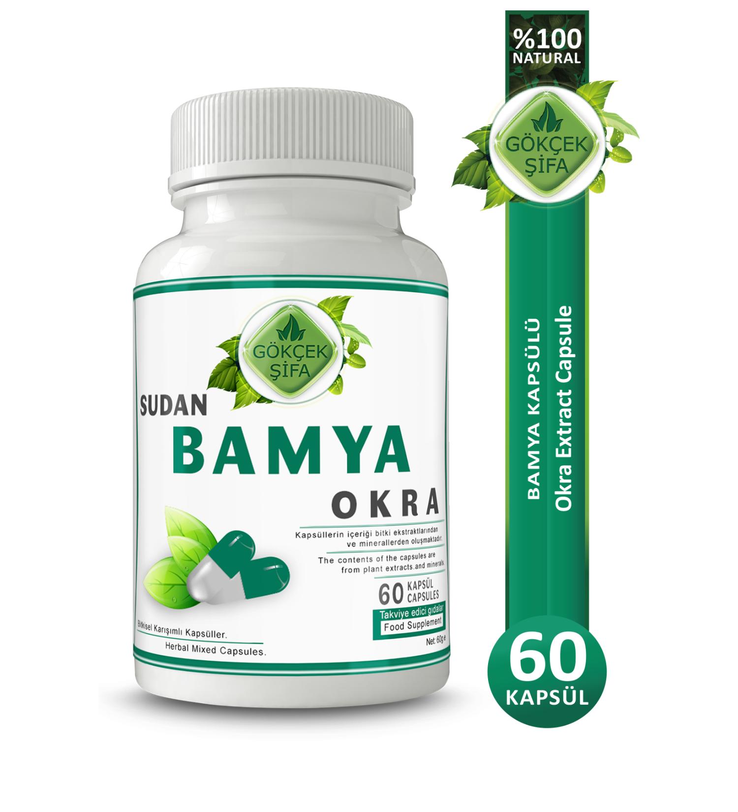 Gokcek Okra Capsule (OKRA CAPSULE) - Buy Online on GoSupps.com