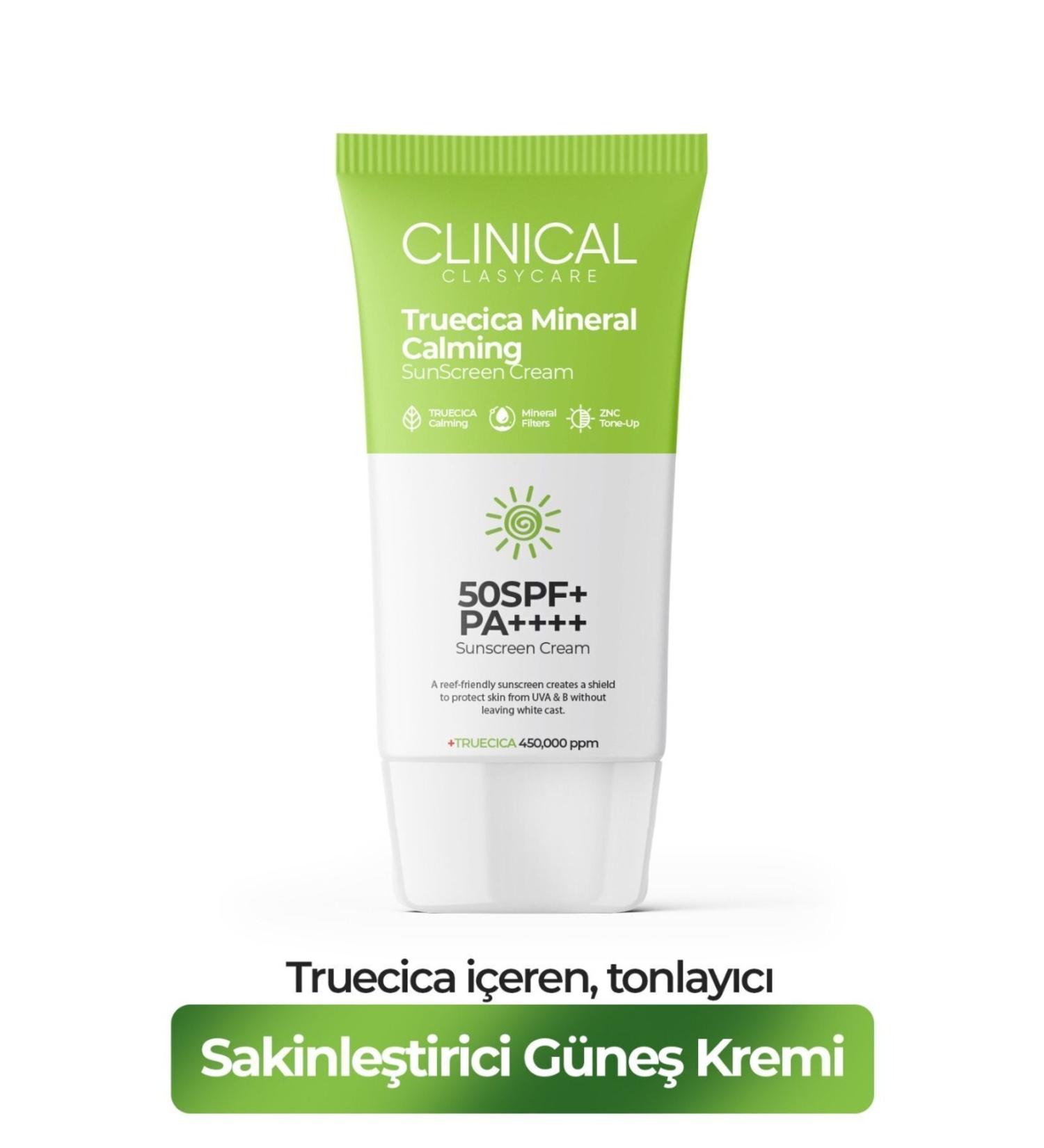 Clasy Care Clinical Spf 50 Truecica Mineral Calming Sunscreen Cream 50 ml - Buy Online on GoSupps.com