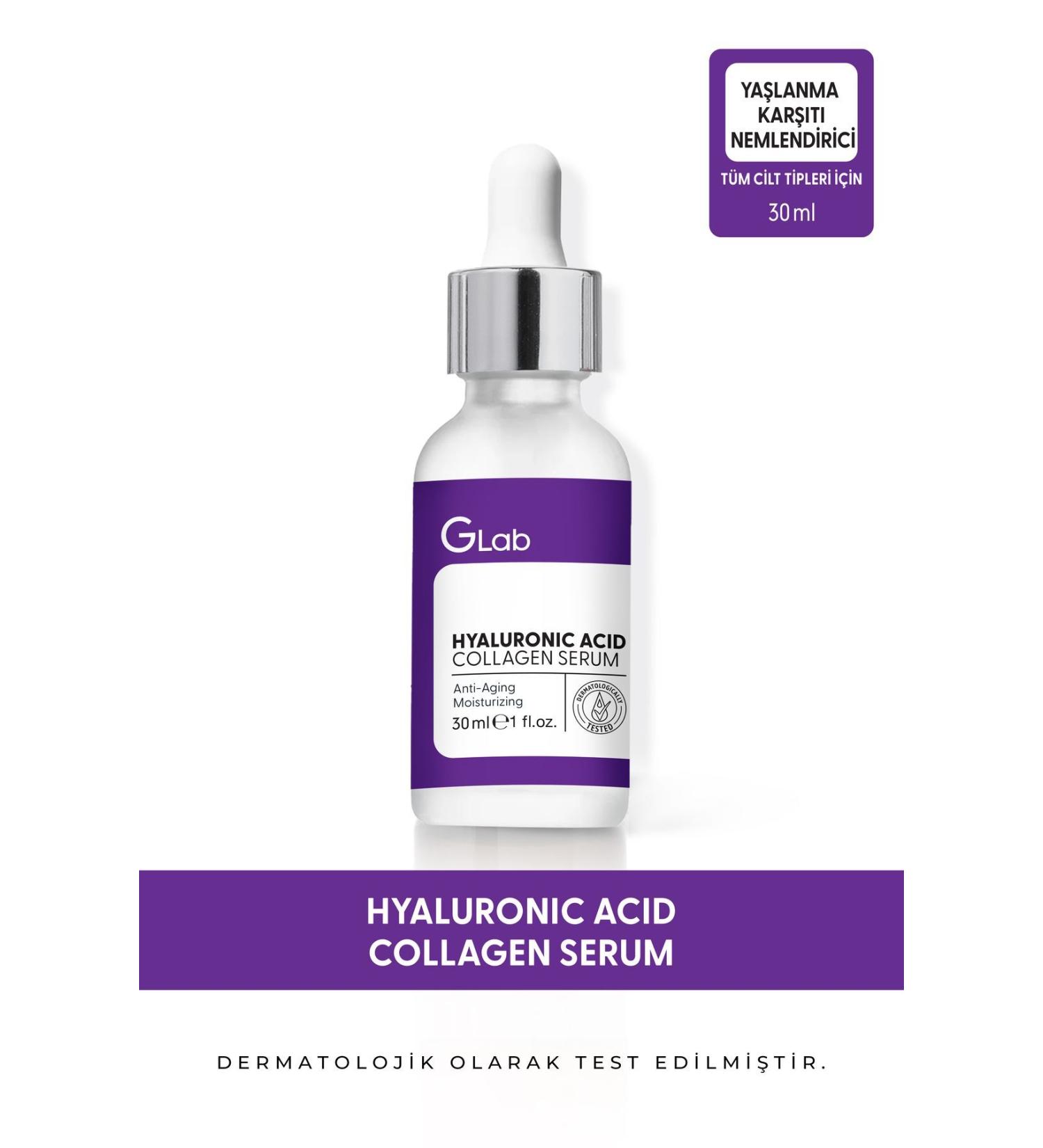G-LAB Hyaluronic Acid & Collagen Anti-Aging and Moisturizing Serum - Buy Online on GoSupps.com
