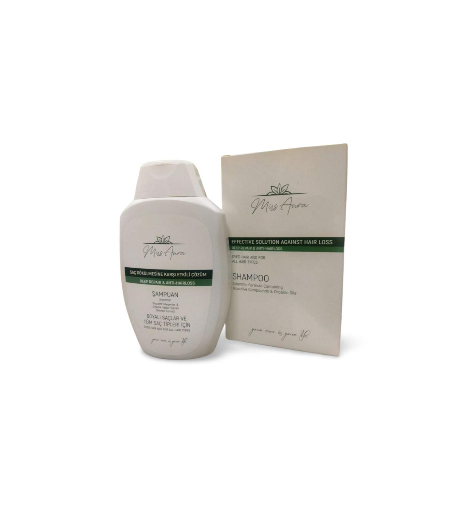 Miss Aura ANTI-LOSS SHAMPOO FOR DYED AND ALL HAIR TYPES 300 ML