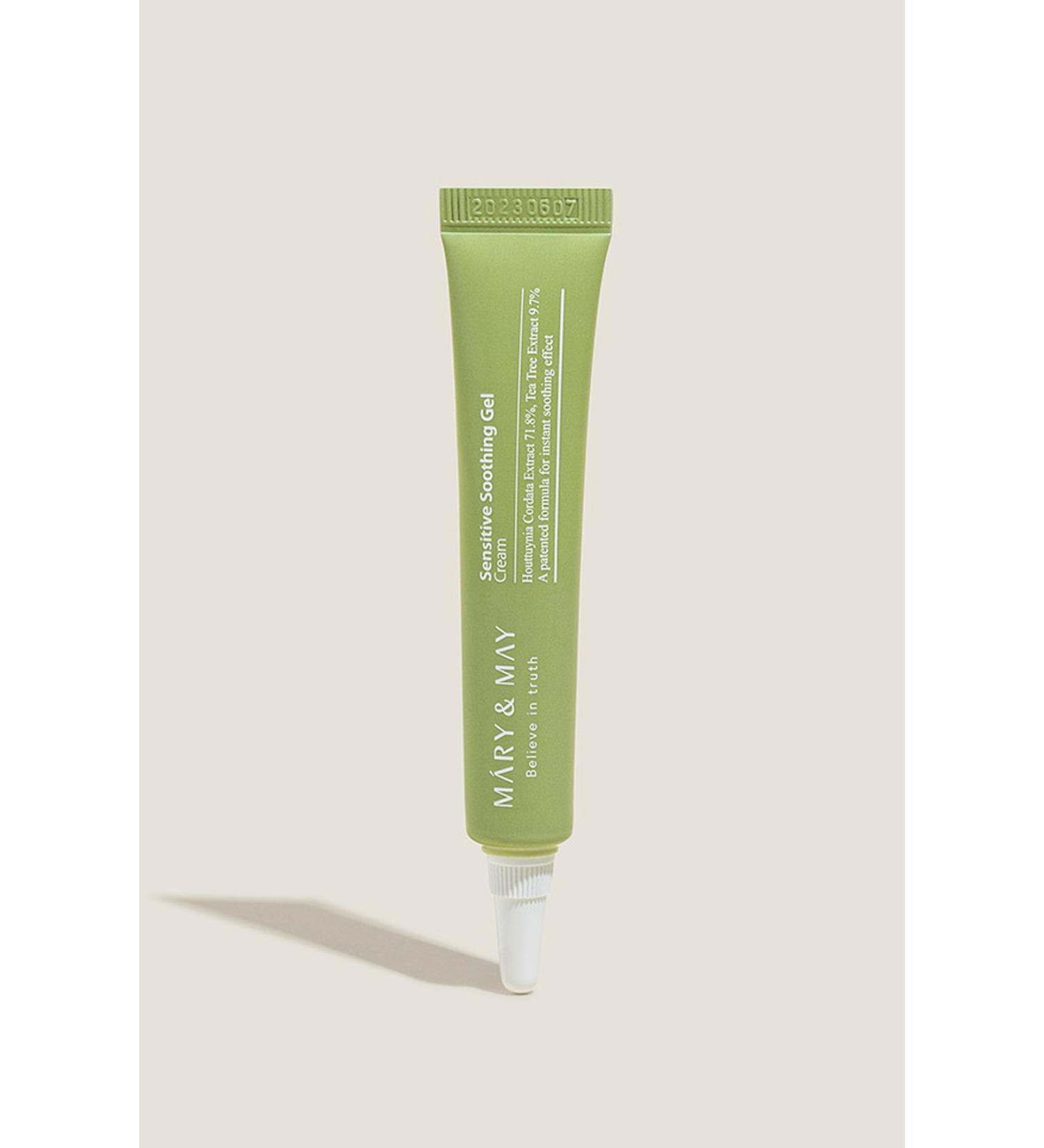 Mary & May Sensitive Soothing Gel Cream / Soothing Moisturizing Cream for Sensitive and Oily Skin 12gr