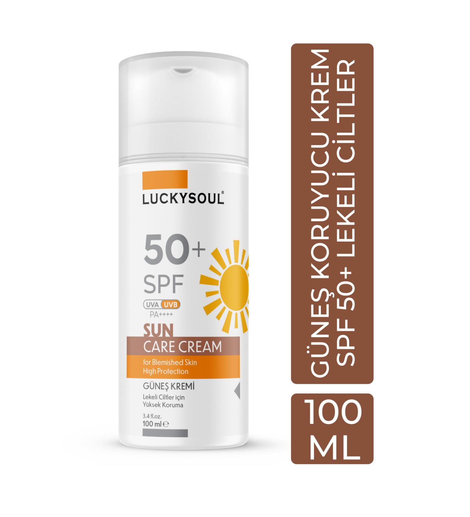 LUCKY SOUL Sun Cream (Blemished Skin) 100ml - Buy Online on GoSupps.com