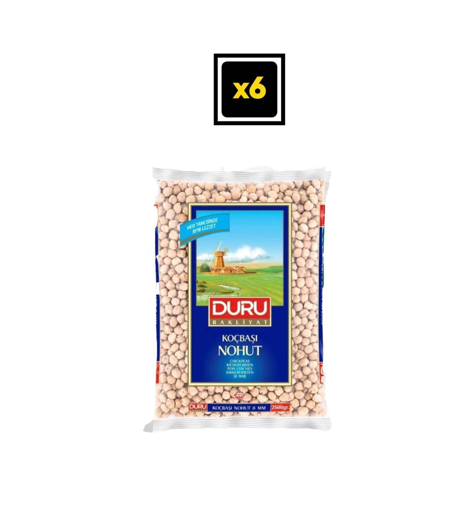 Duru Legumes Duru Ramshead Chickpeas 2500 Gr X 6 Pieces