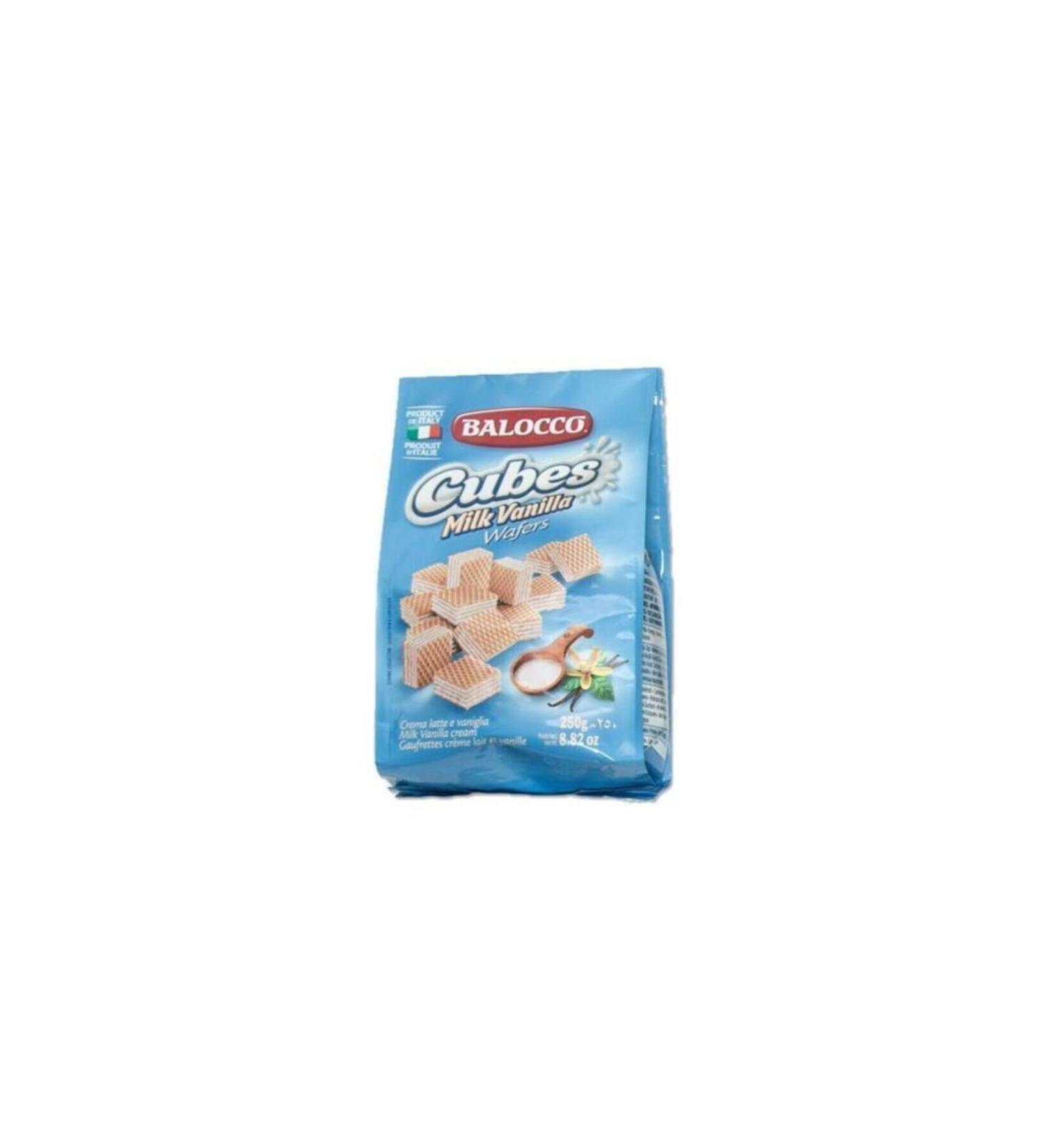 Balocco Vanilla Cube Wafer 250 Gr