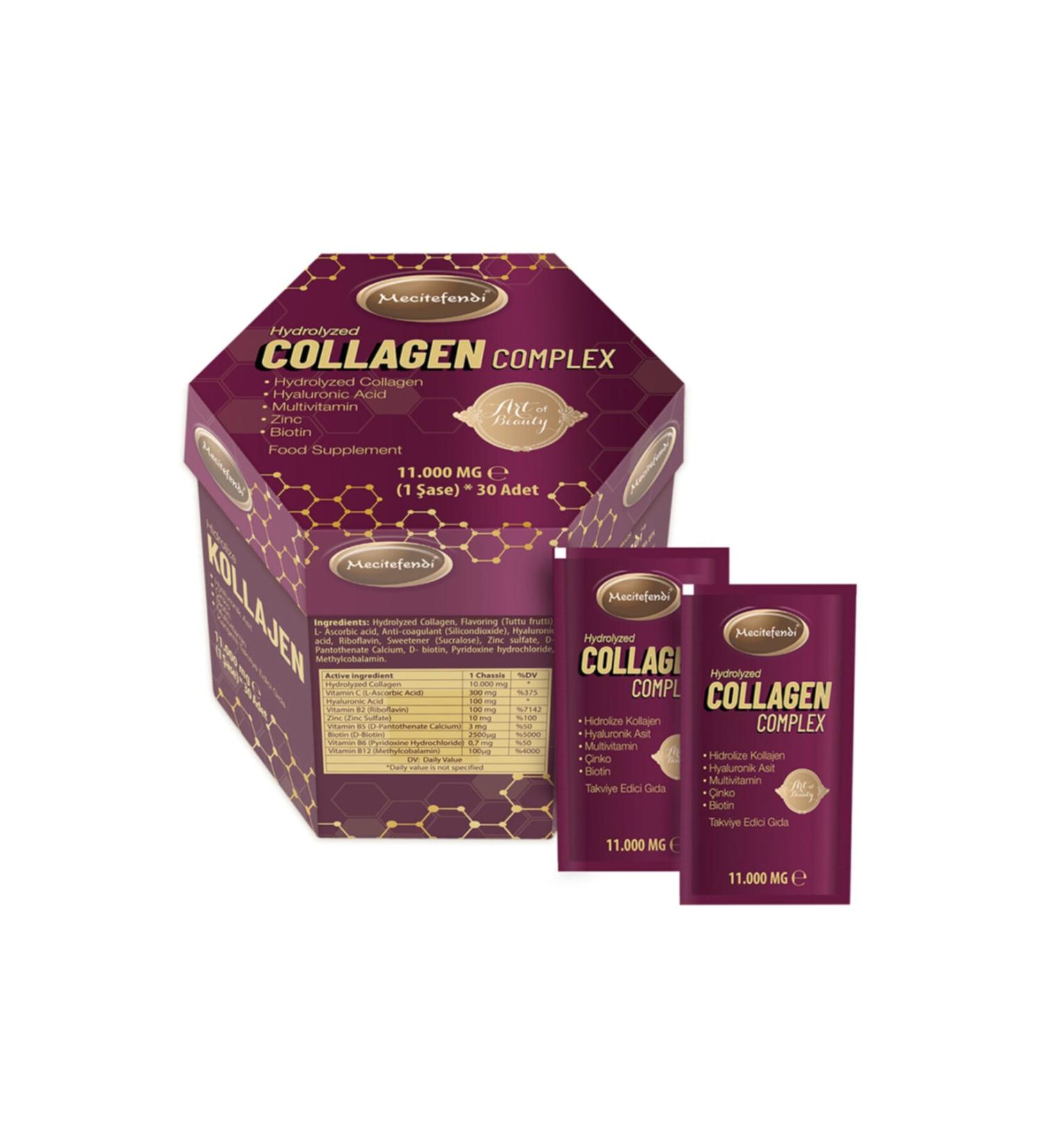 Mecit Efendi Supplement Collagen Complex 11 000mg (30 Pieces)