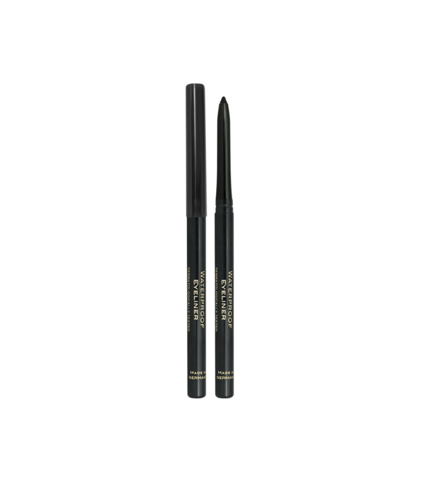Golden Rose Waterproof Black Eyeliner - Waterproof Automatic Eyeliner No:01
