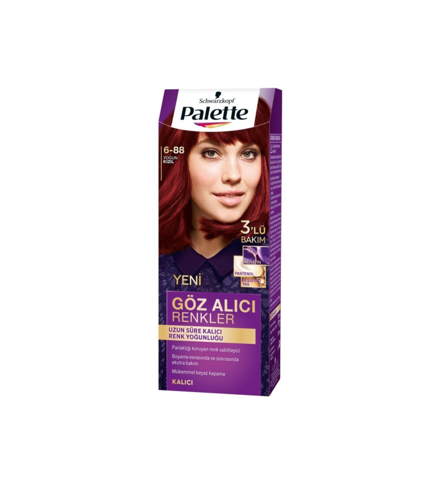 Eye-Catching Colors in the Palette 6.88 Intense Red