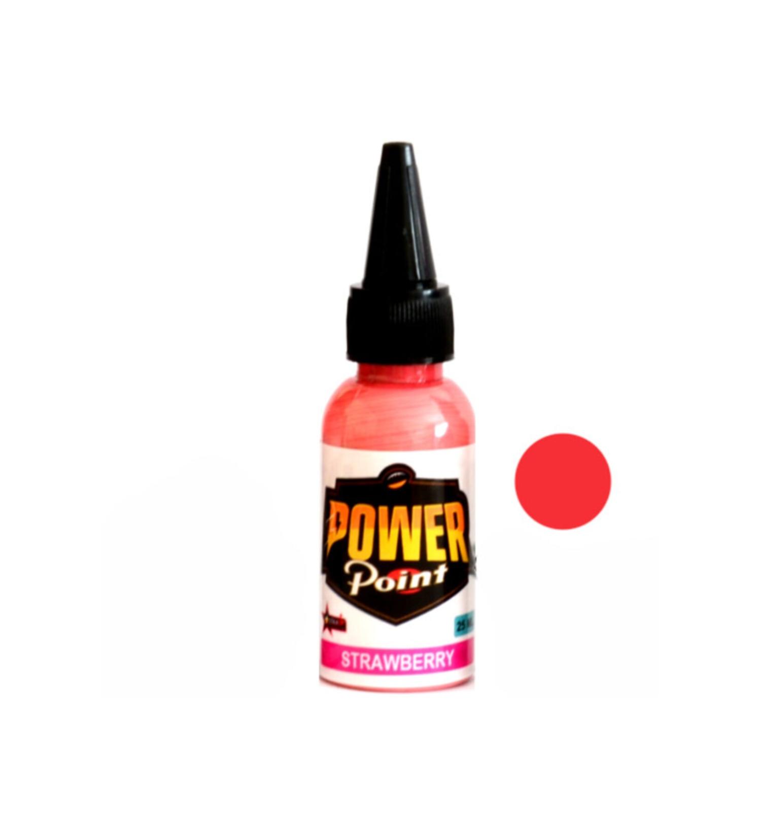 POWER POINT Strawberry Red Color Permanent Makeup Dye USA 25 ml