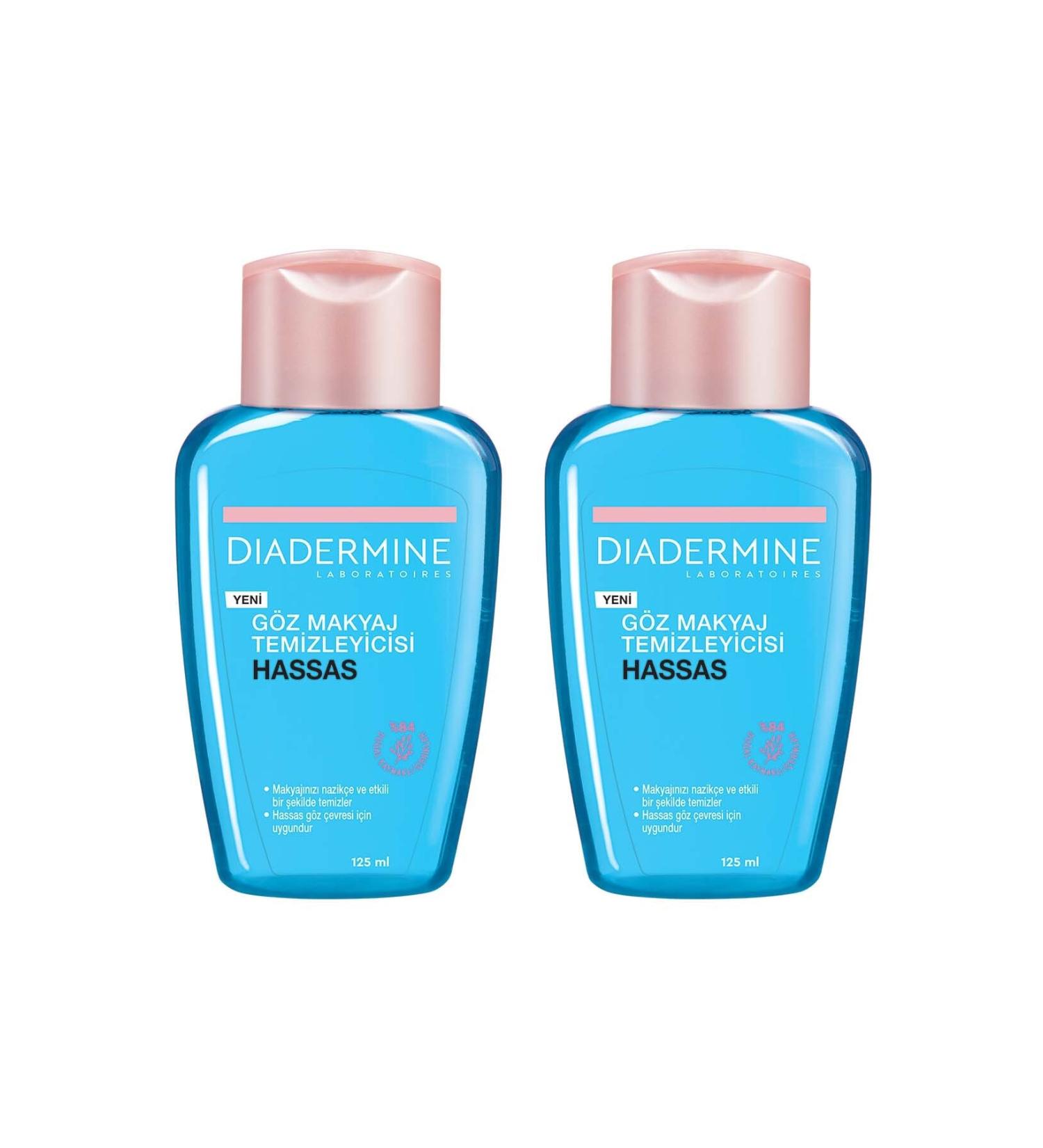 Diadermine Sensitive Eye Make-up Remover 125 ml X 2 Pieces